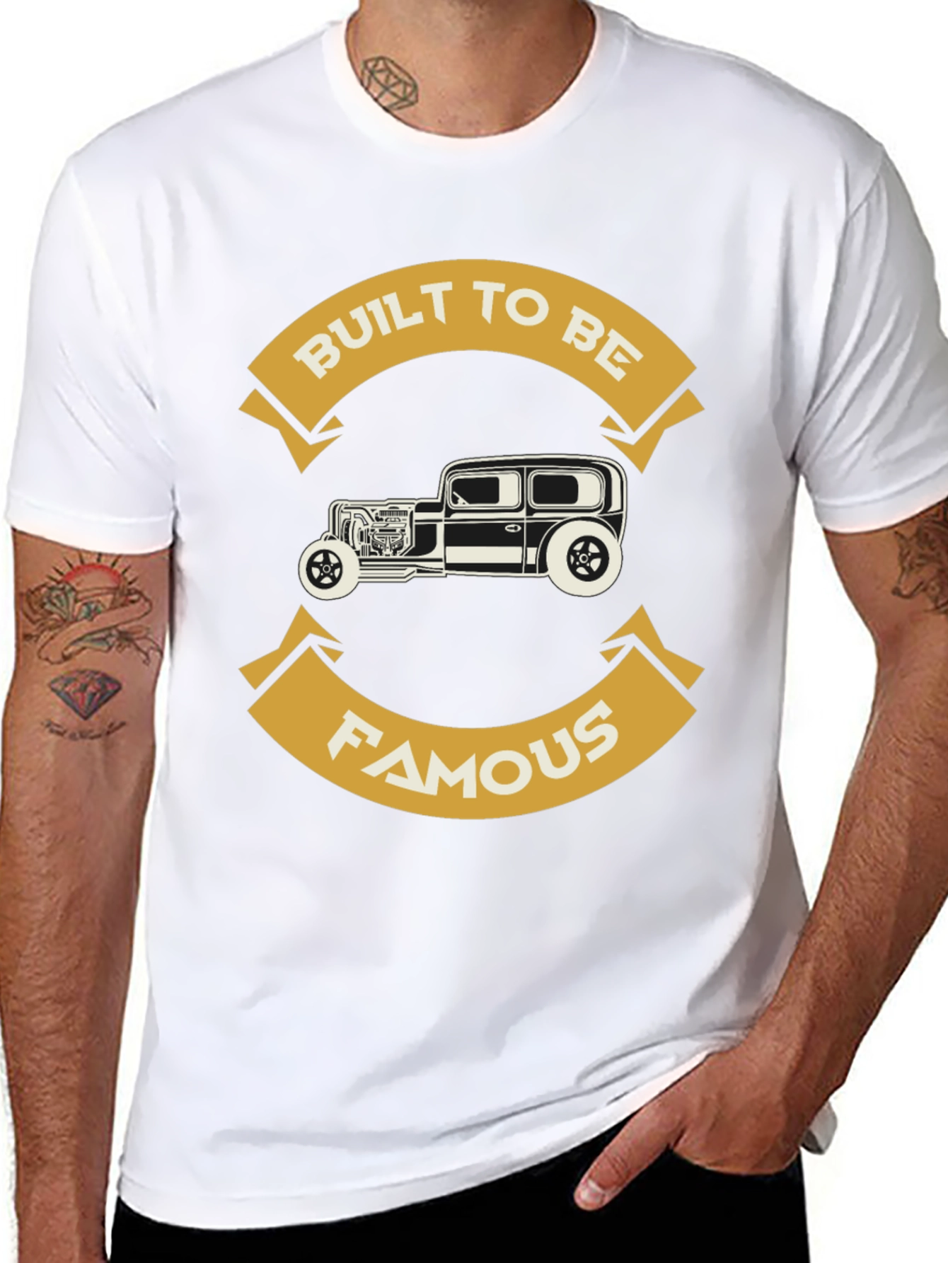 Built to Be Famous Hot Rod Graphic Tee