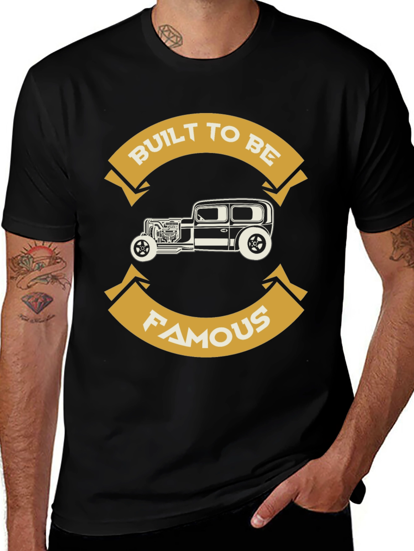 Built to Be Famous Hot Rod Graphic Tee