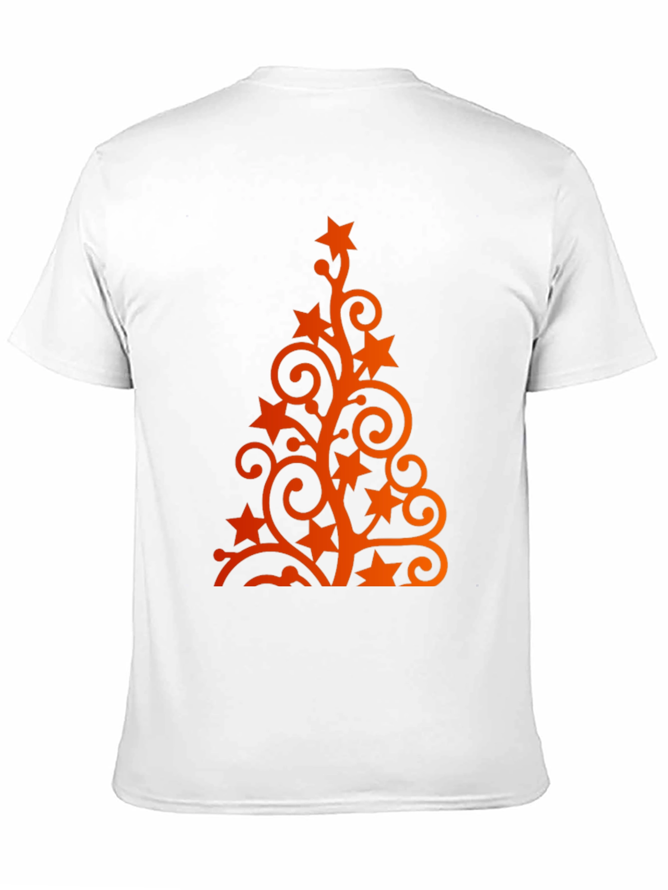 Festive Holiday Tree Graphic Tee - Black