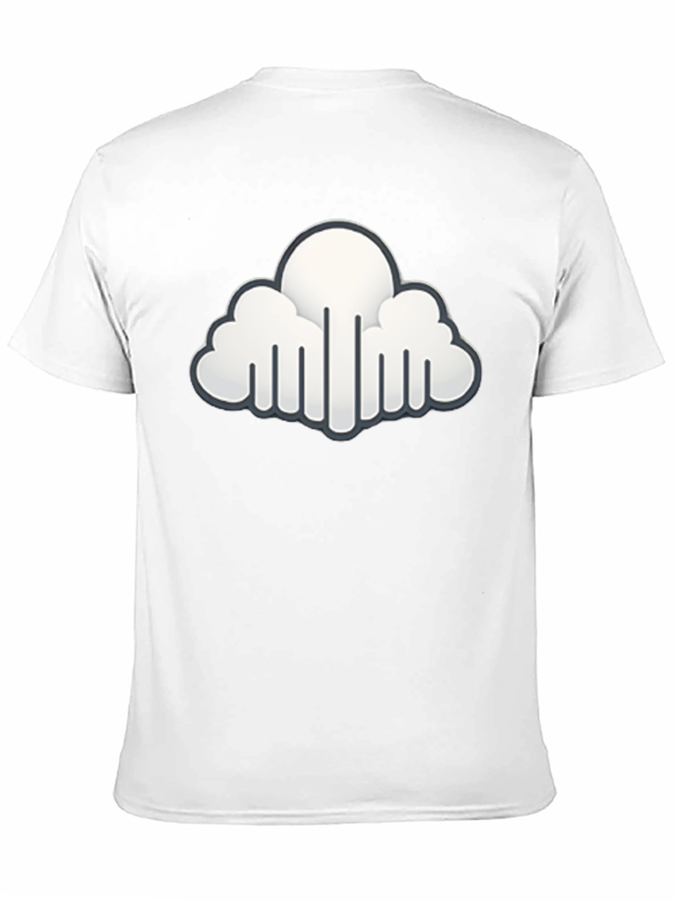 Cloud Graphic Black T-Shirt - Stylish & Unique