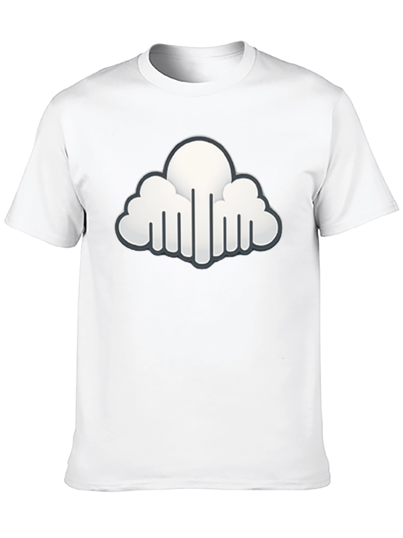 Cloud Graphic Black T-Shirt - Stylish & Unique