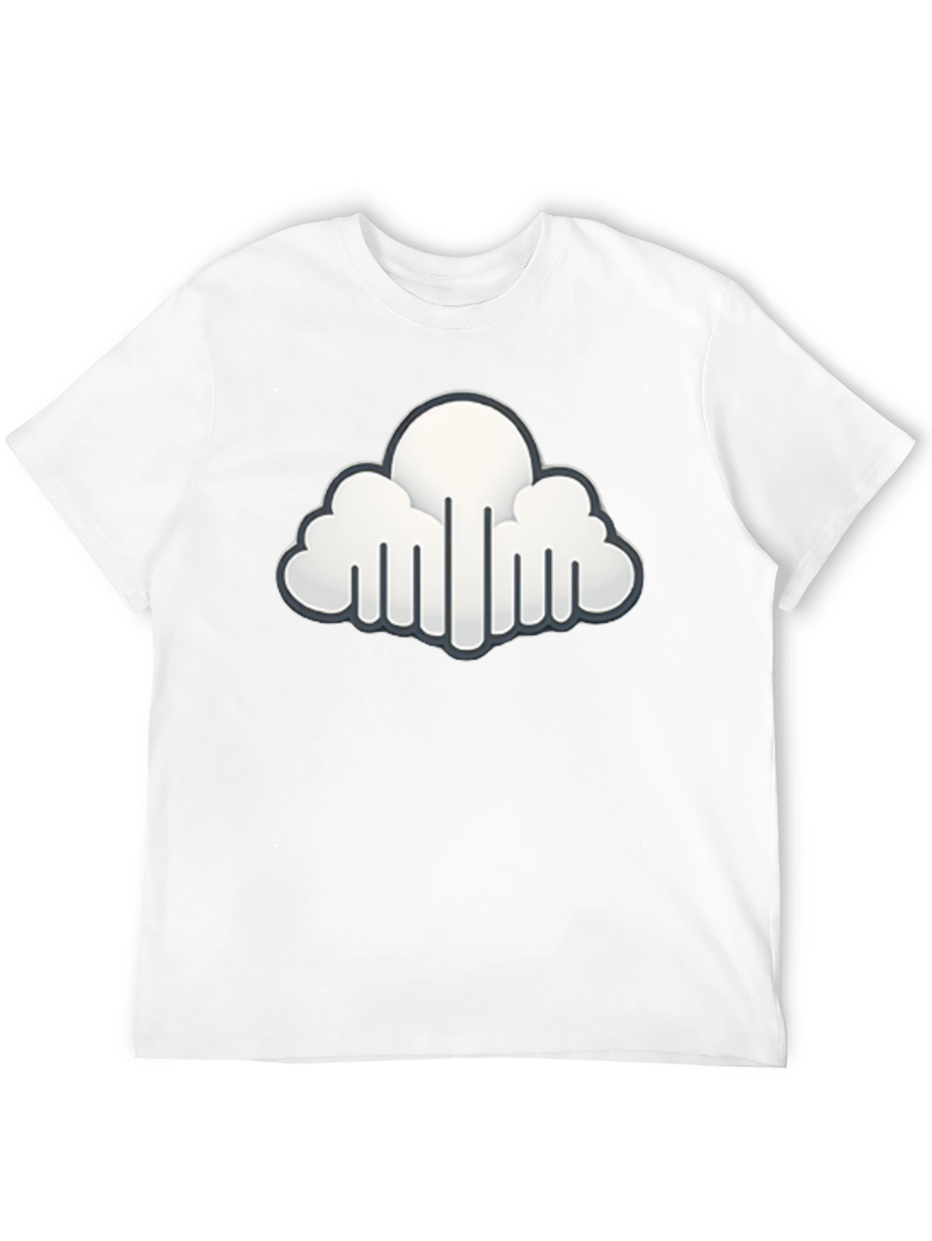 Cloud Graphic Black T-Shirt - Stylish & Unique