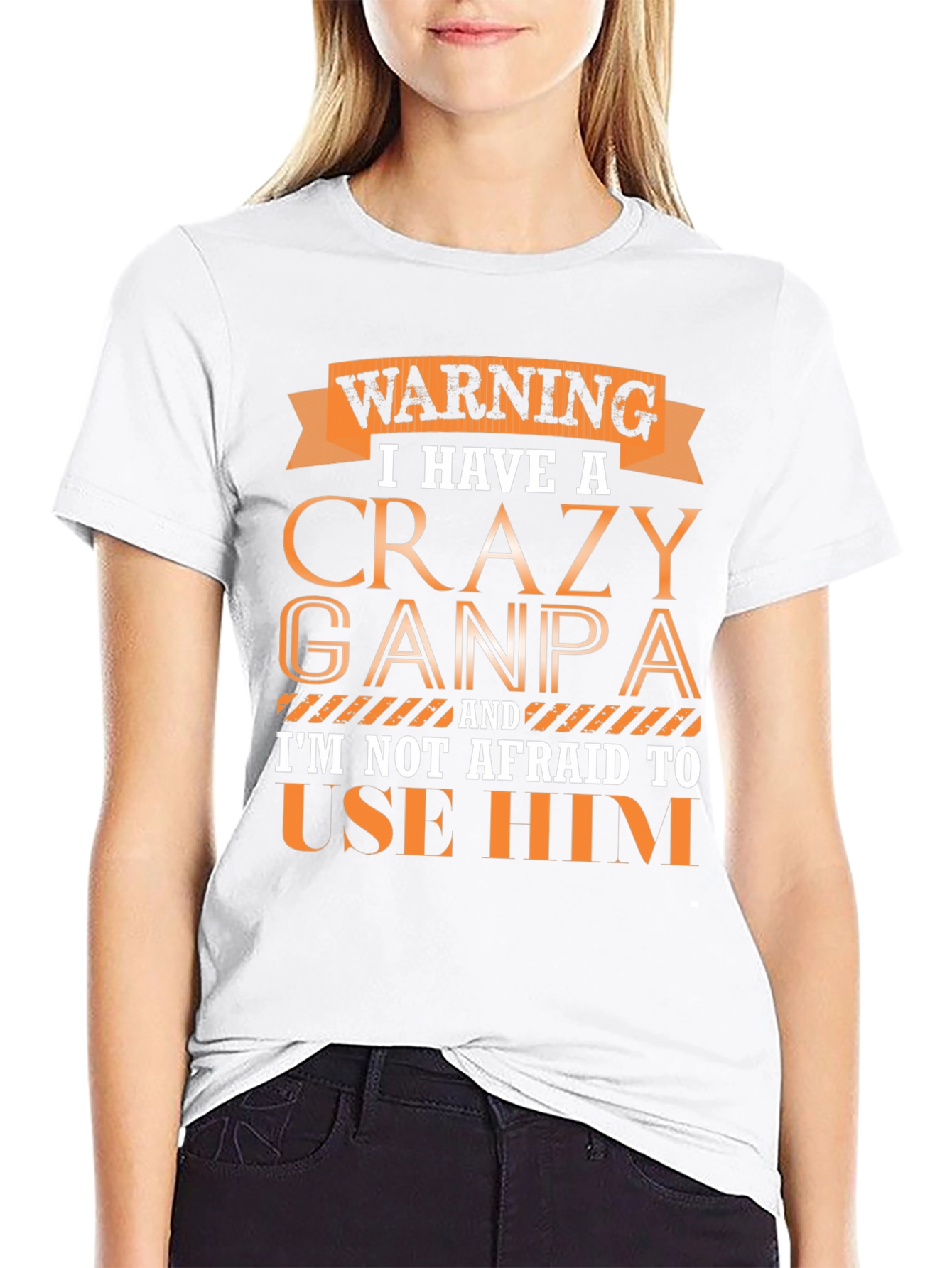 Crazy Ganpa T-Shirt - Novelty Funny Grandpa Tee