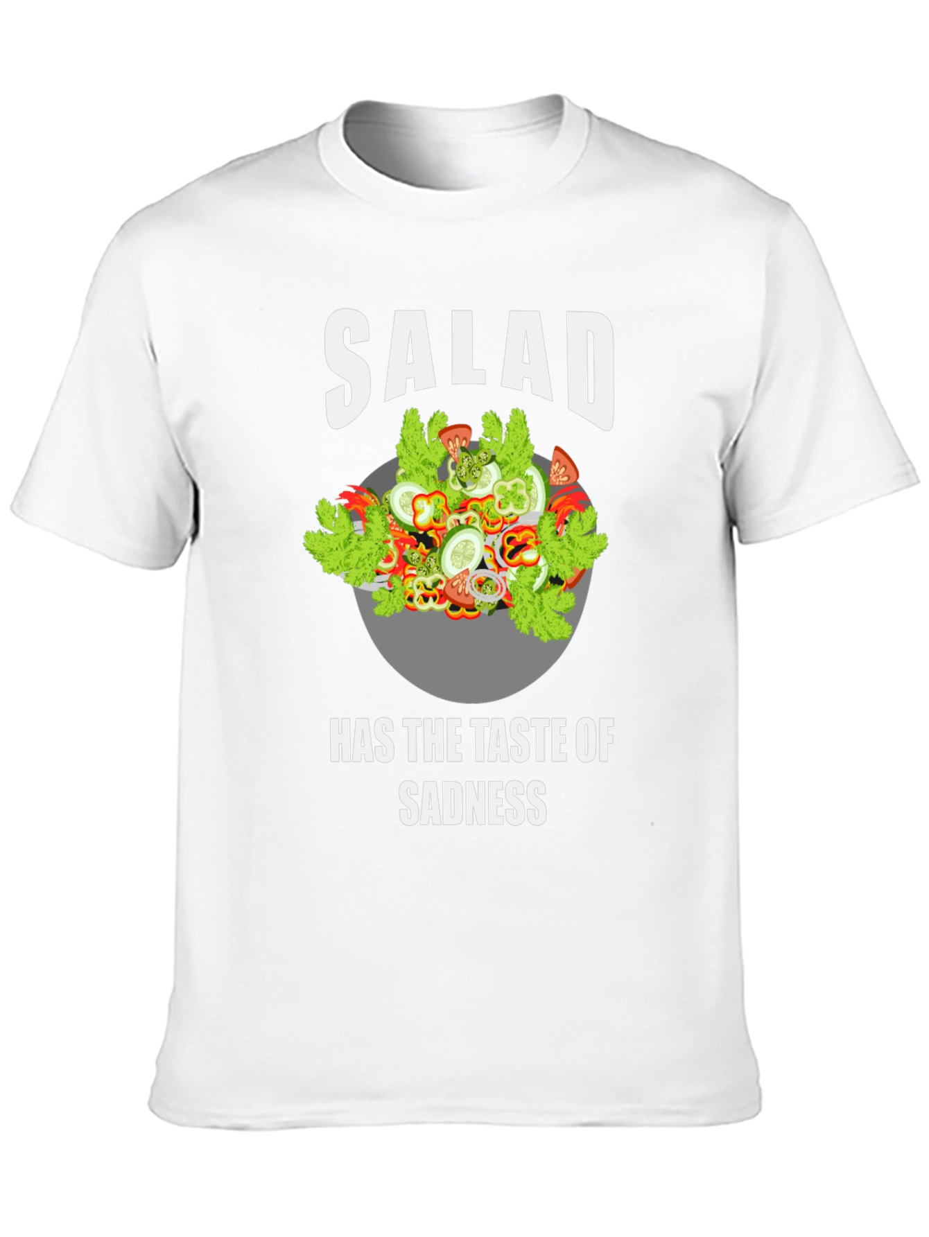 Salad Taste of Sadness Graphic T-Shirt - Funny Tee