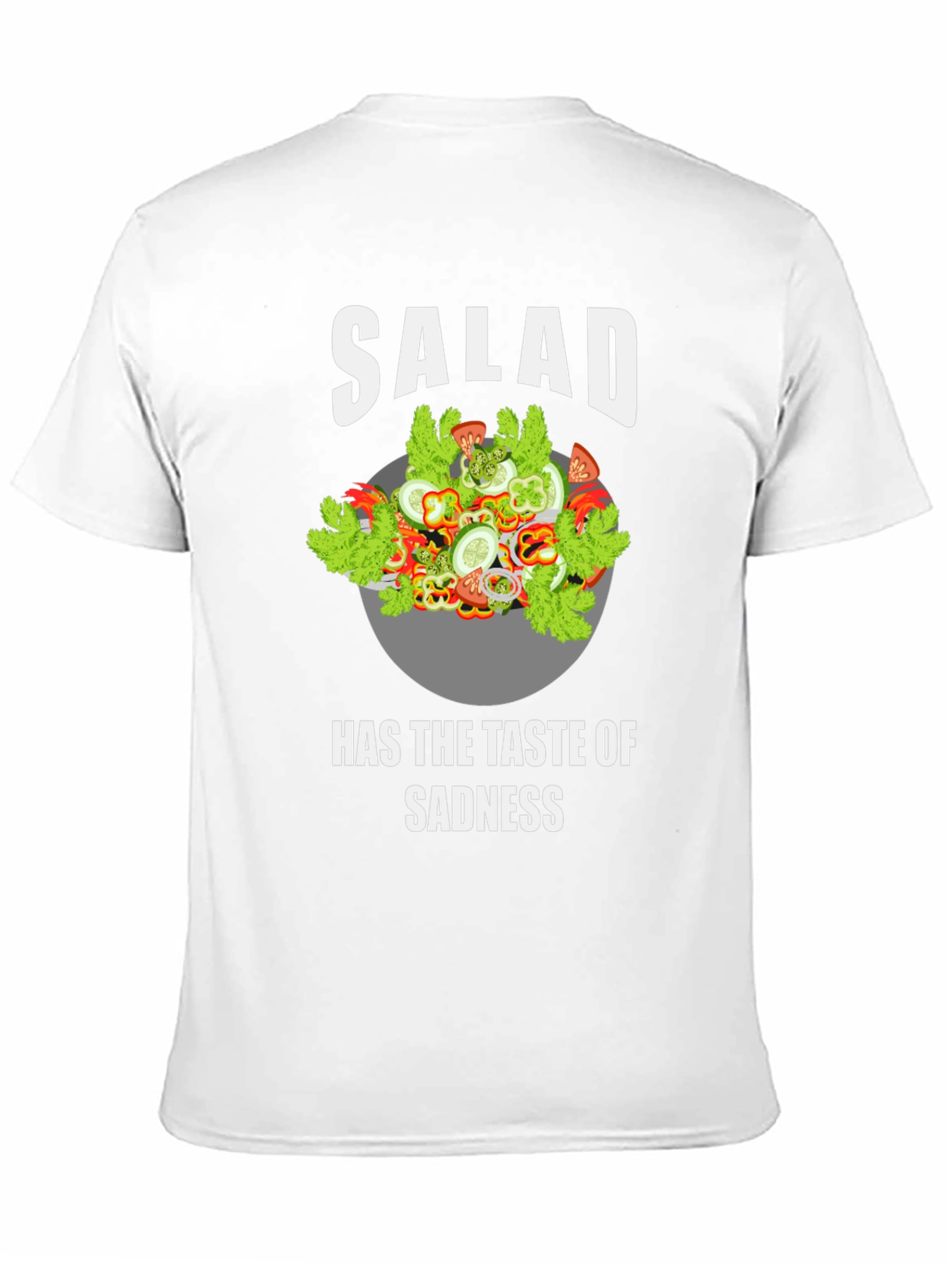 Salad Taste of Sadness Graphic T-Shirt - Funny Tee