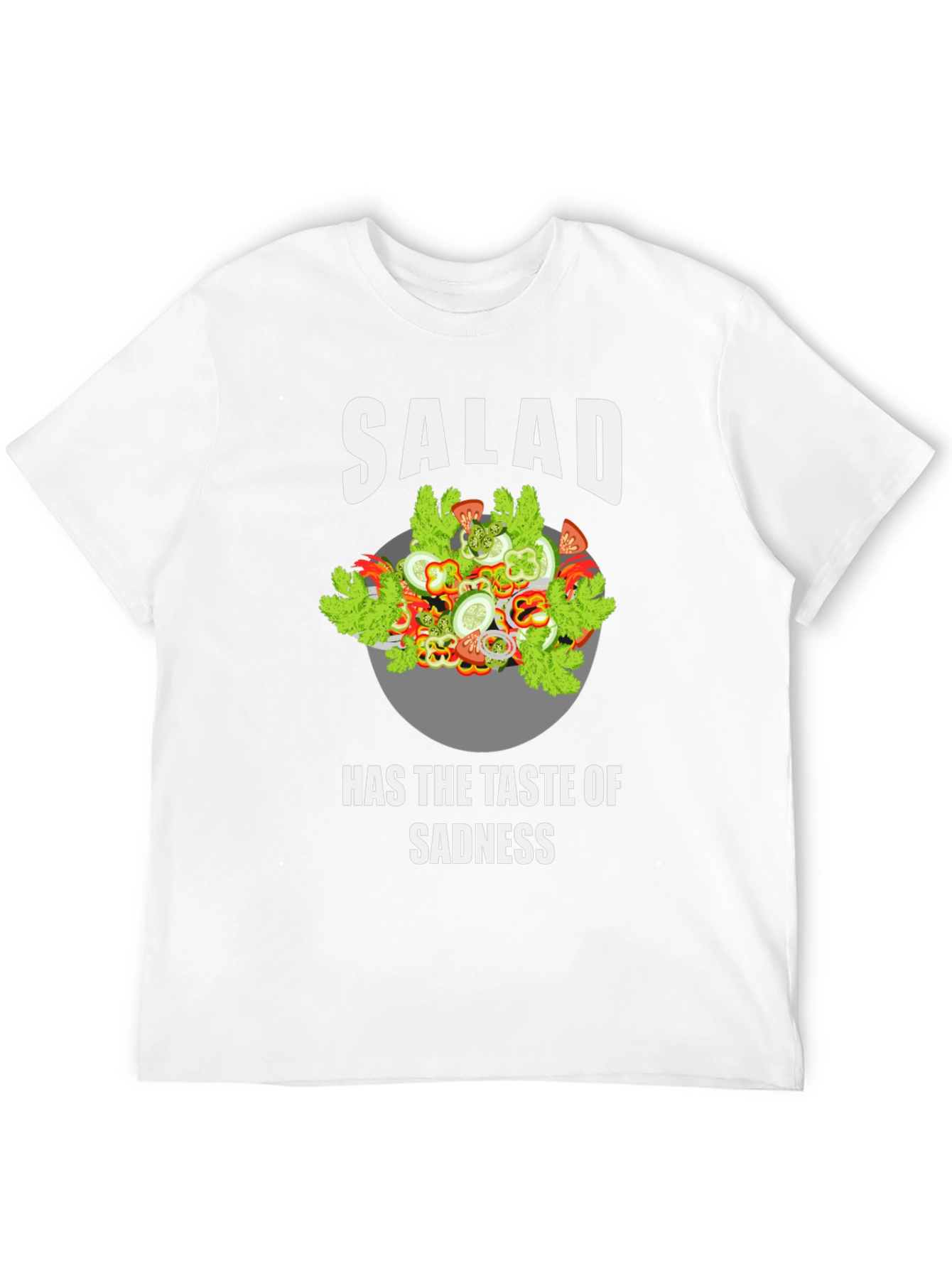 Salad Taste of Sadness Graphic T-Shirt - Funny Tee