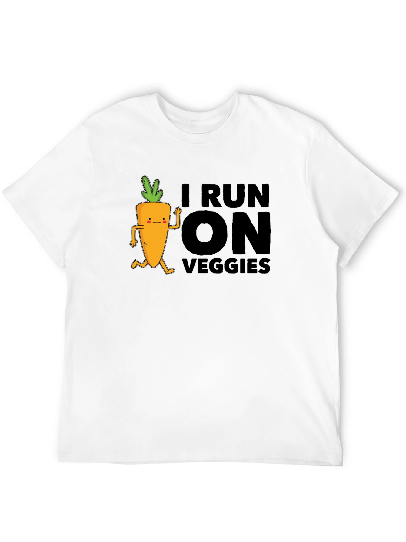 I Run on Veggies Graphic T-Shirt