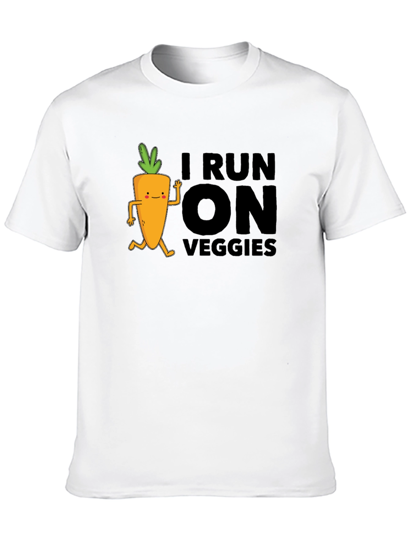I Run on Veggies Graphic T-Shirt