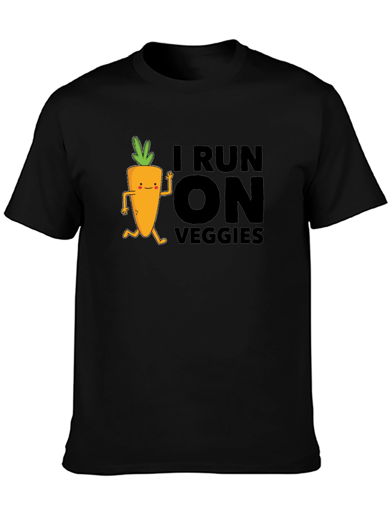 I Run on Veggies Graphic T-Shirt