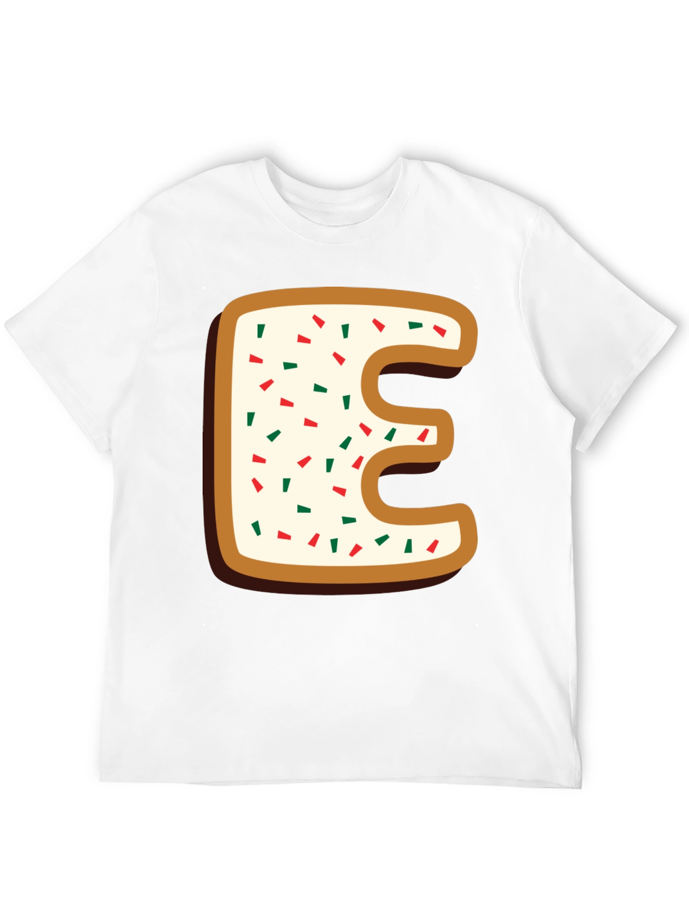 Letter E Cookie T-Shirt: Sweet & Stylish!