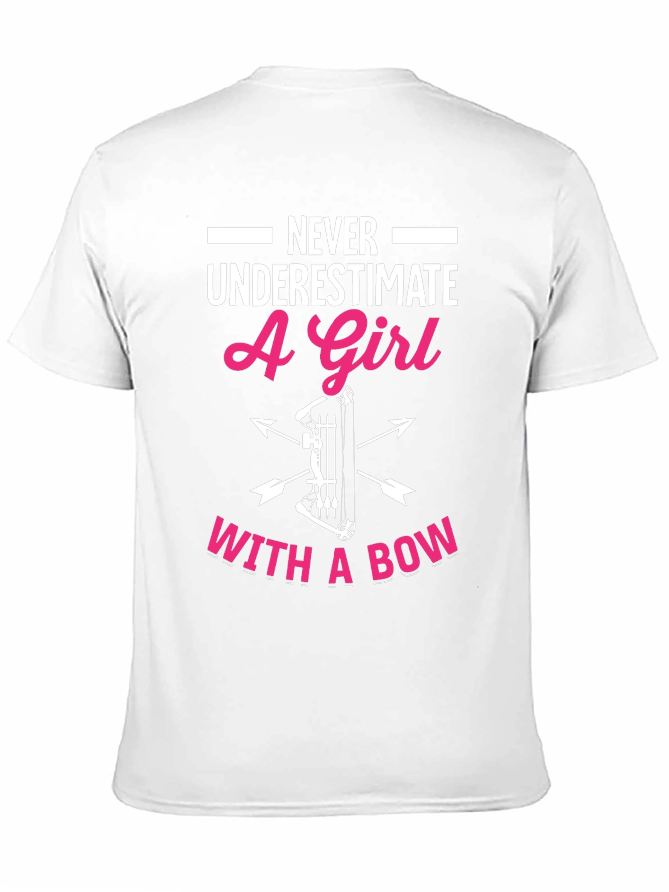 Girl with Bow T-Shirt - Archery Graphic Tee