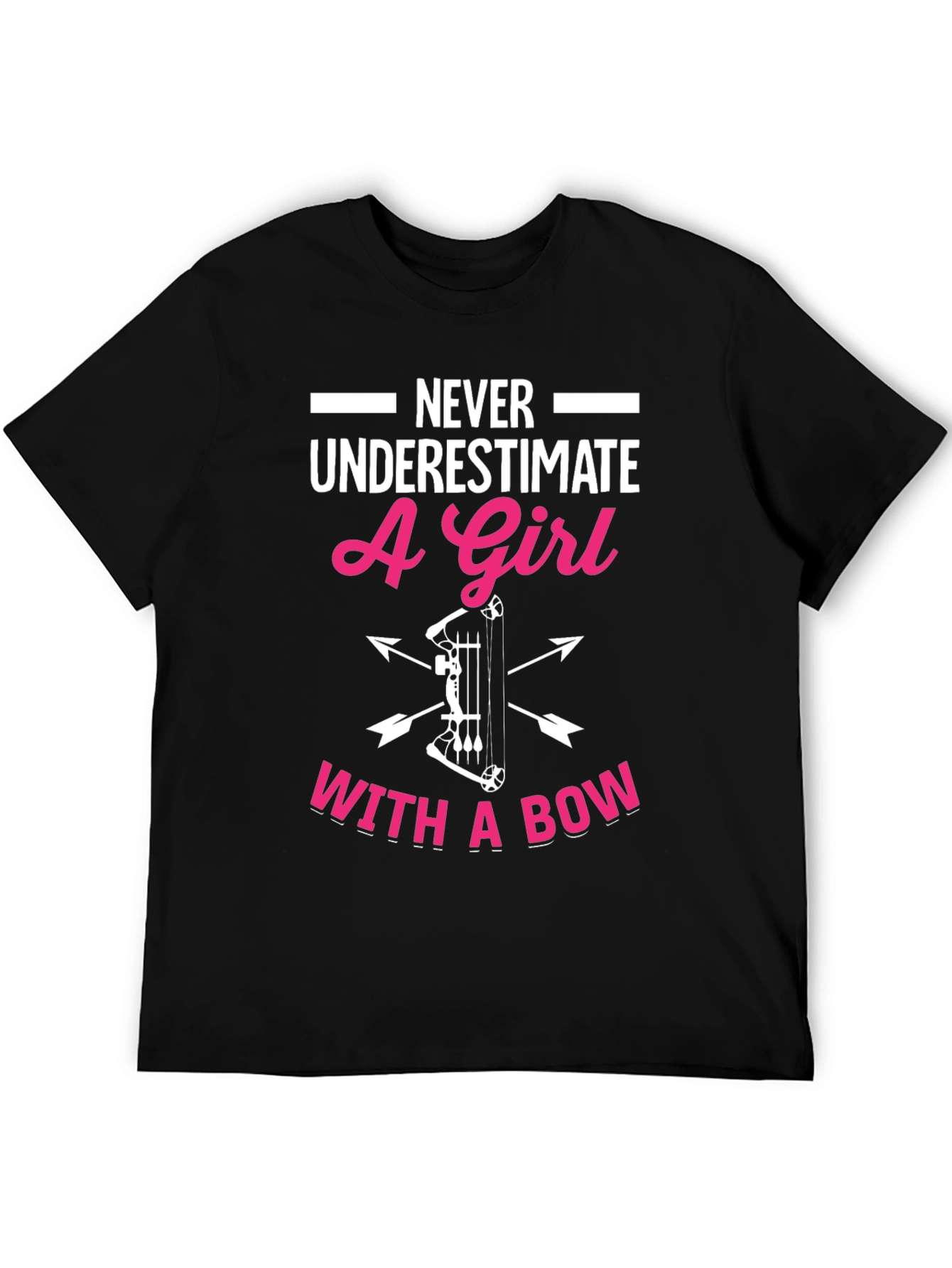 Girl with Bow T-Shirt - Archery Graphic Tee