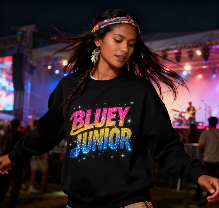 Urban Fashion Gradient Text Sweatshirt