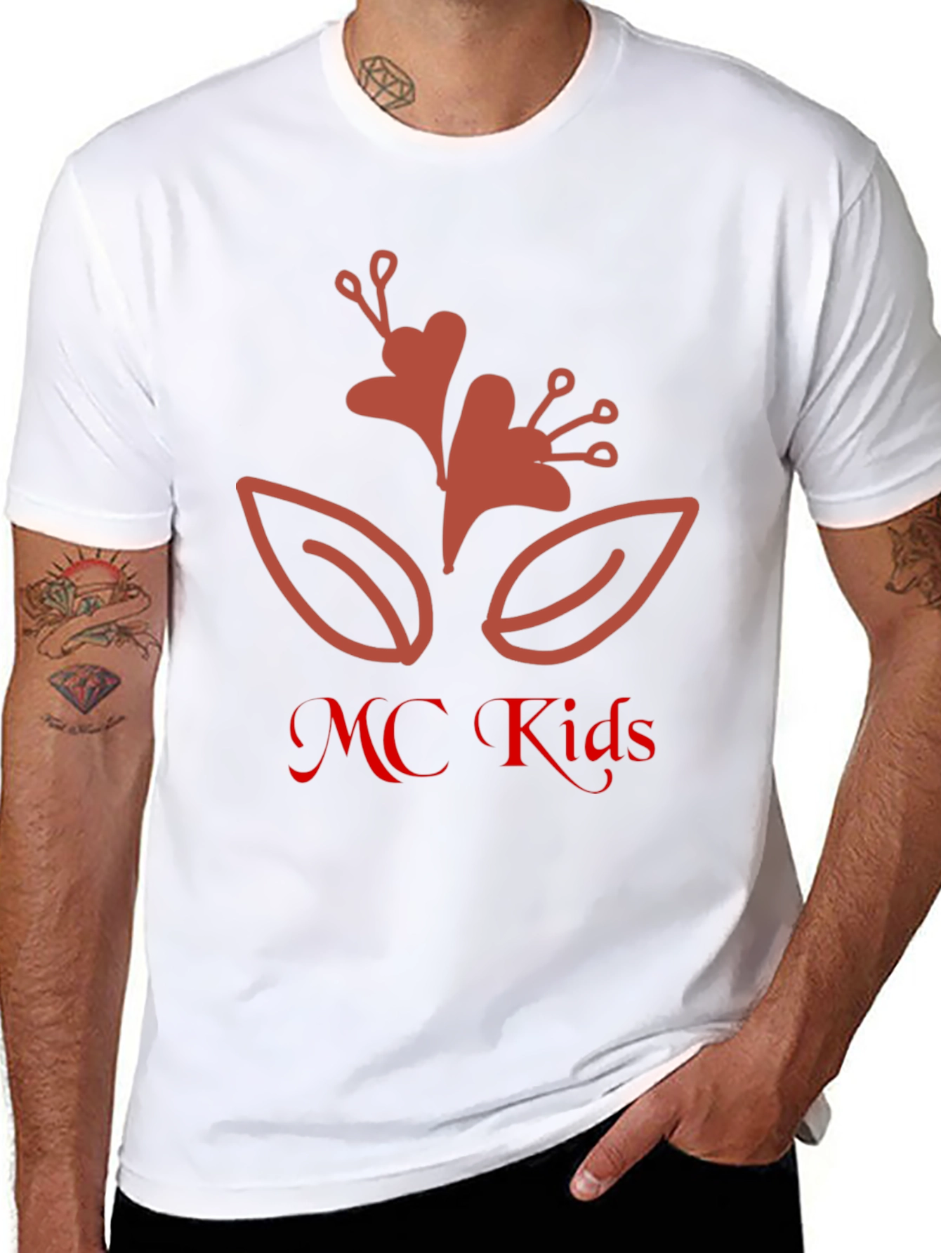 MC Kids Flower Graphic T-Shirt