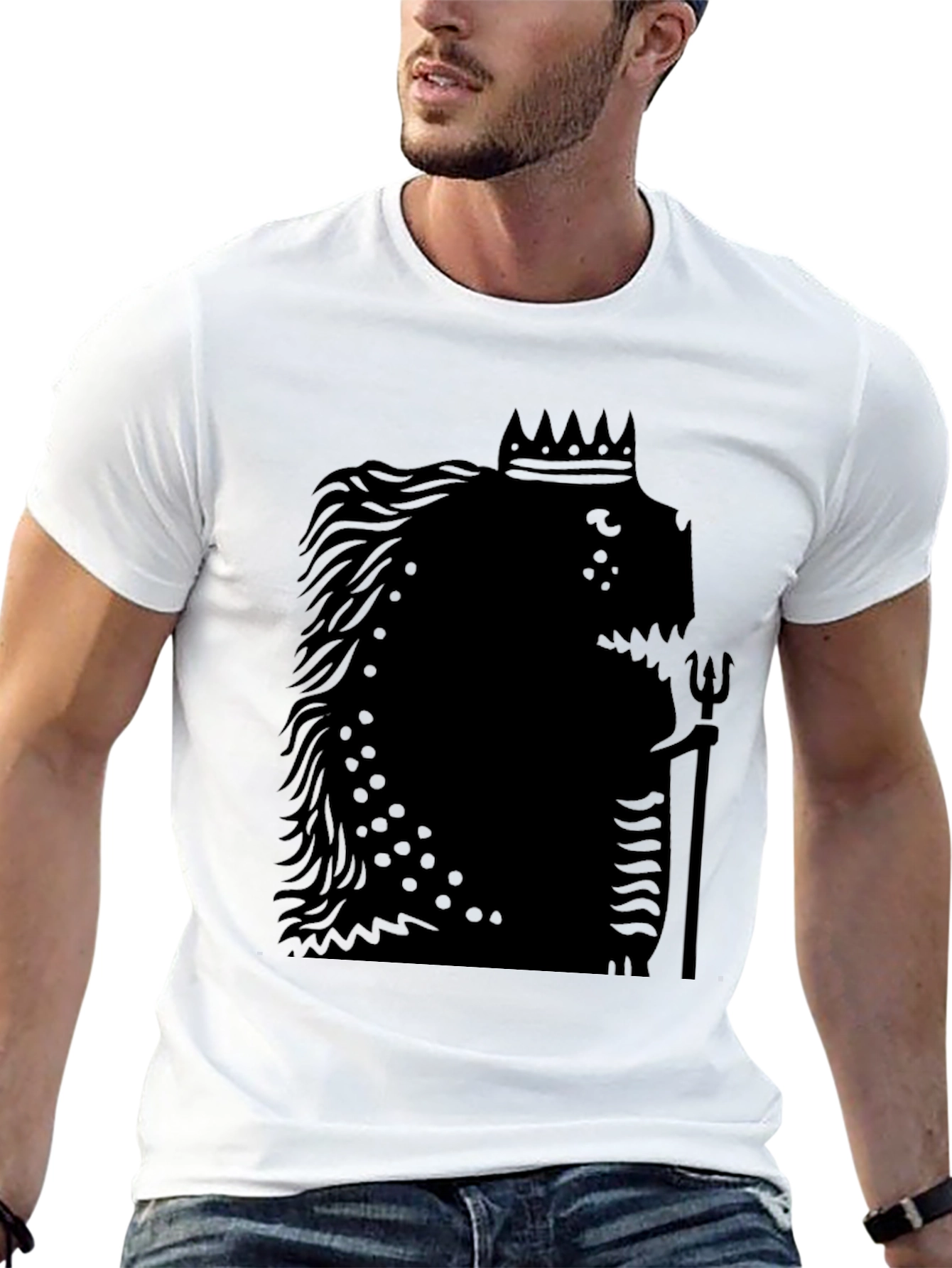 King of the Deep Black T-Shirt