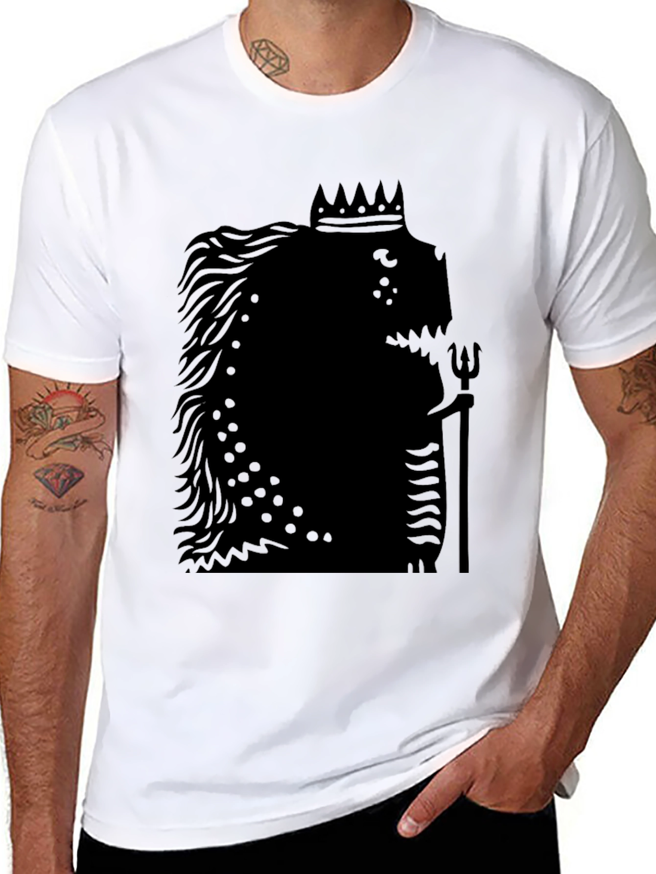 King of the Deep Black T-Shirt