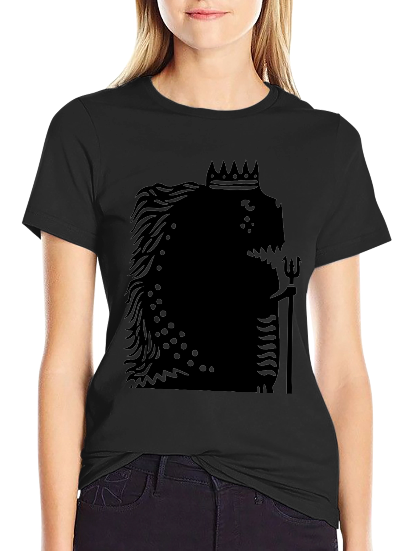 King of the Deep Black T-Shirt