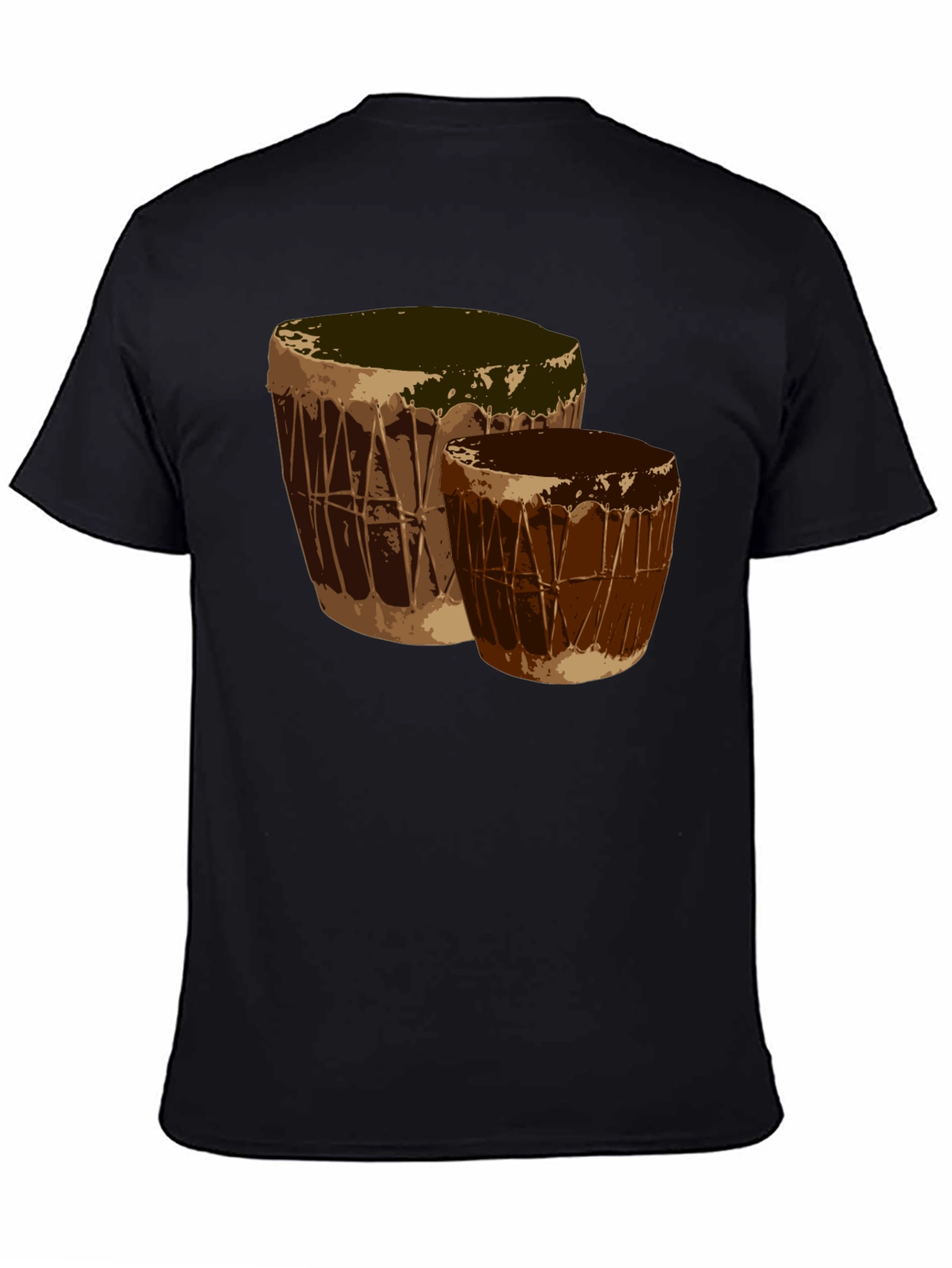 Bongo Drum Graphic Tee - Music Lover T-Shirt