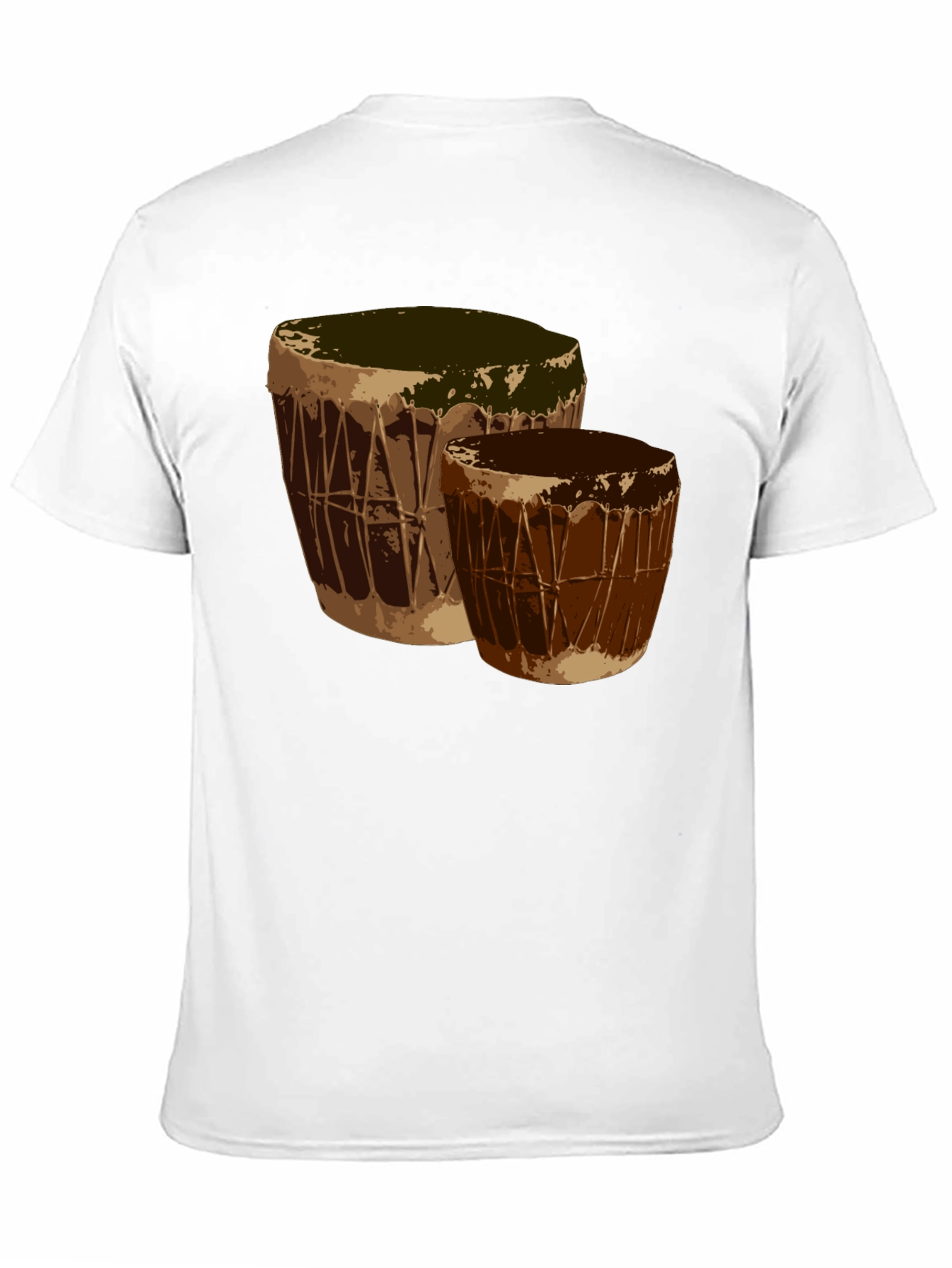 Bongo Drum Graphic Tee - Music Lover T-Shirt