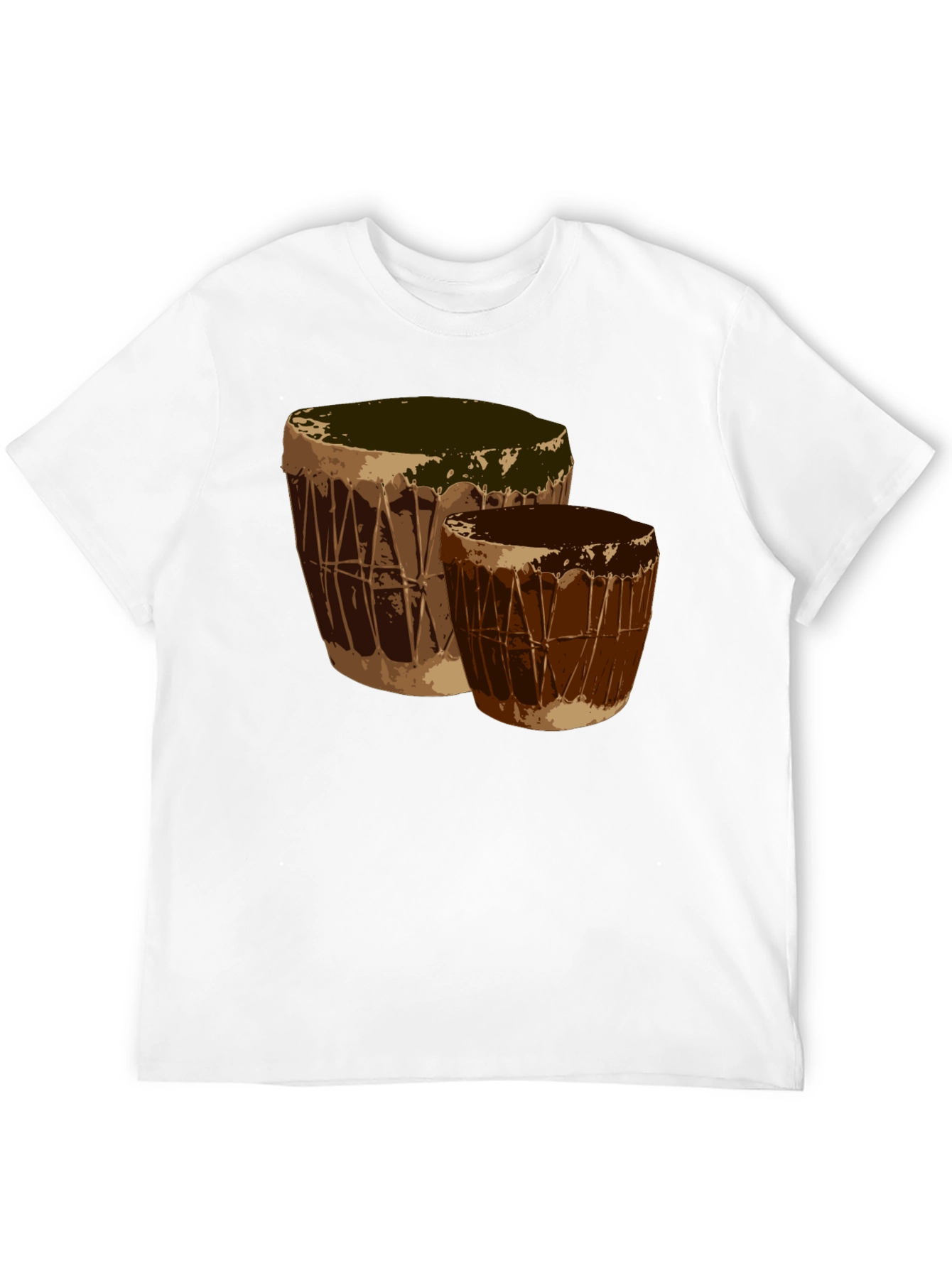Bongo Drum Graphic Tee - Music Lover T-Shirt