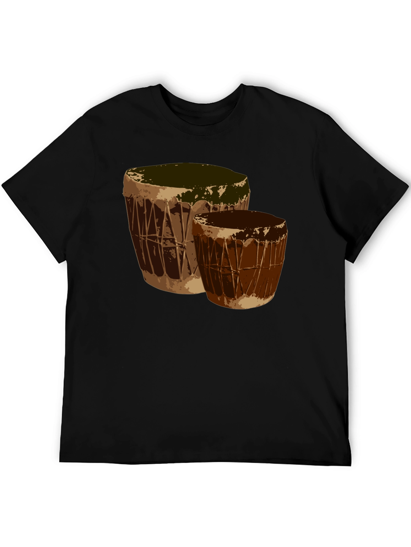Bongo Drum Graphic Tee - Music Lover T-Shirt