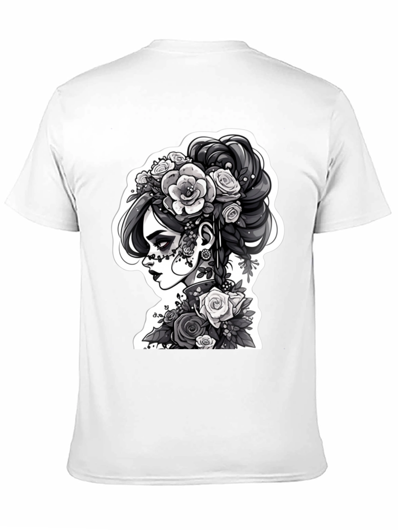 Day of the Dead Womans T-Shirt - Black