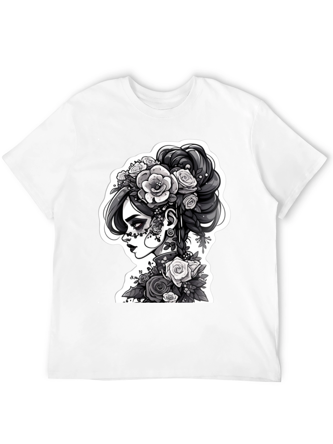 Day of the Dead Womans T-Shirt - Black