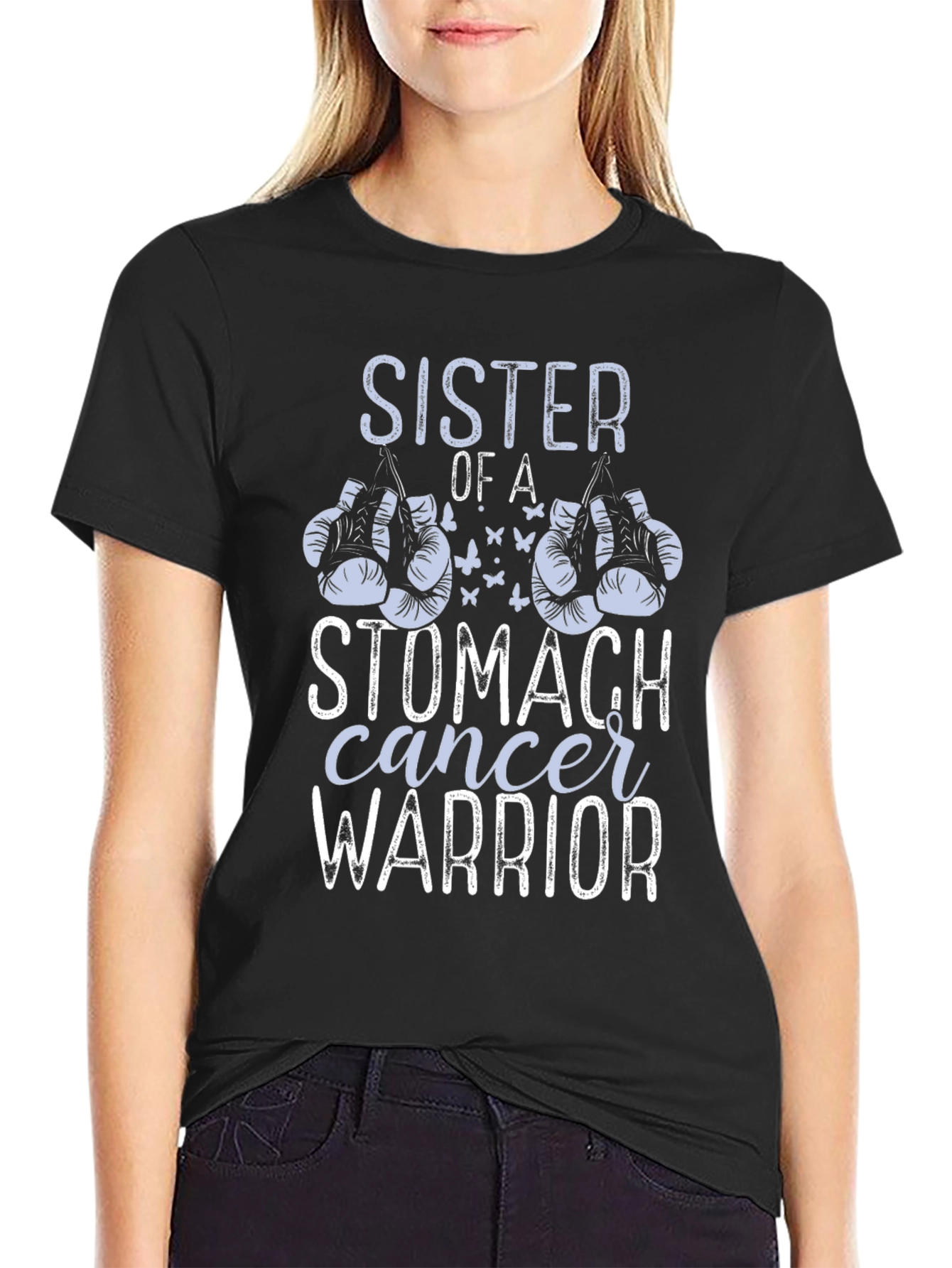 Sister of a Stomach Cancer Warrior T-Shirt