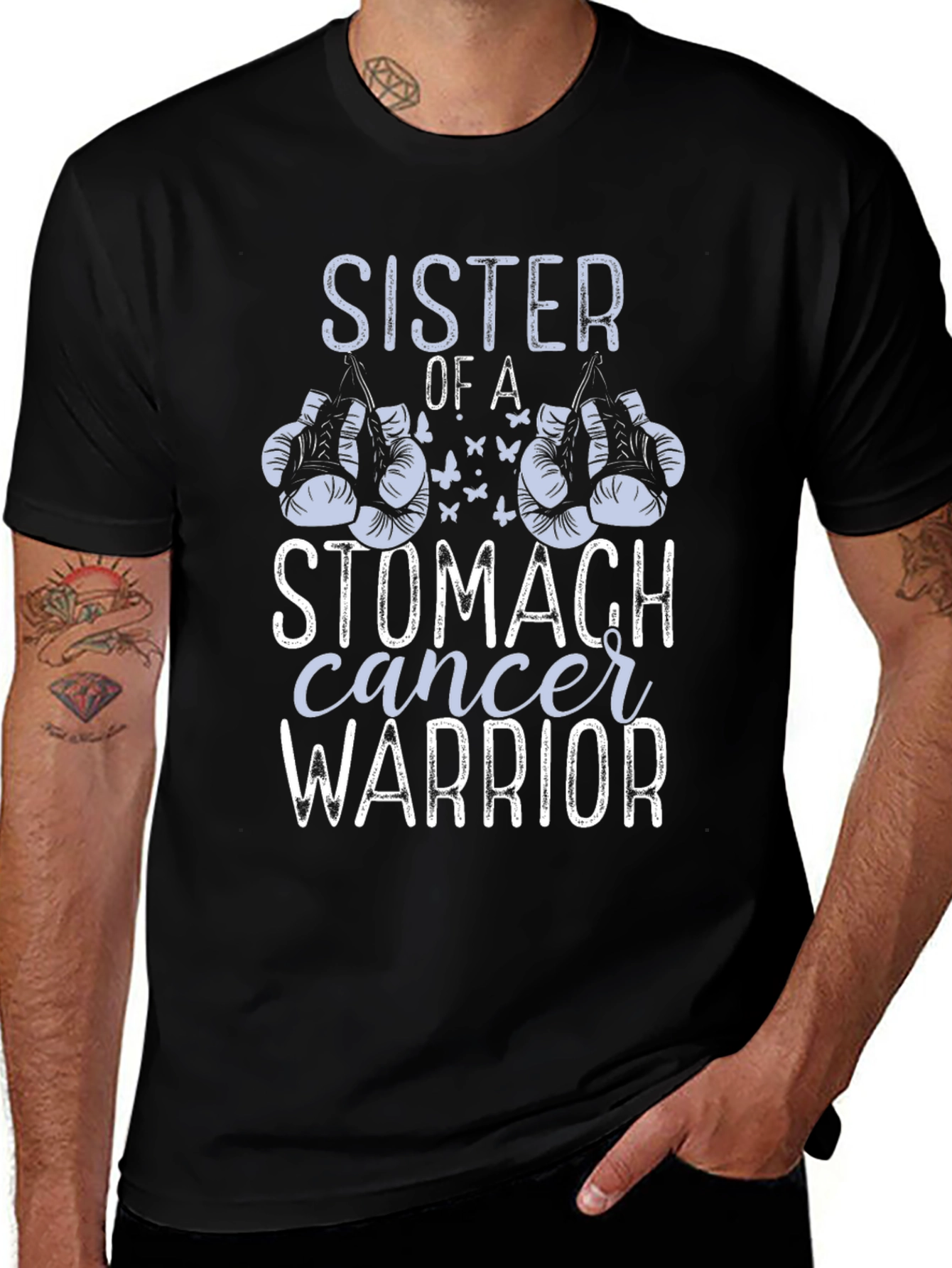 Sister of a Stomach Cancer Warrior T-Shirt