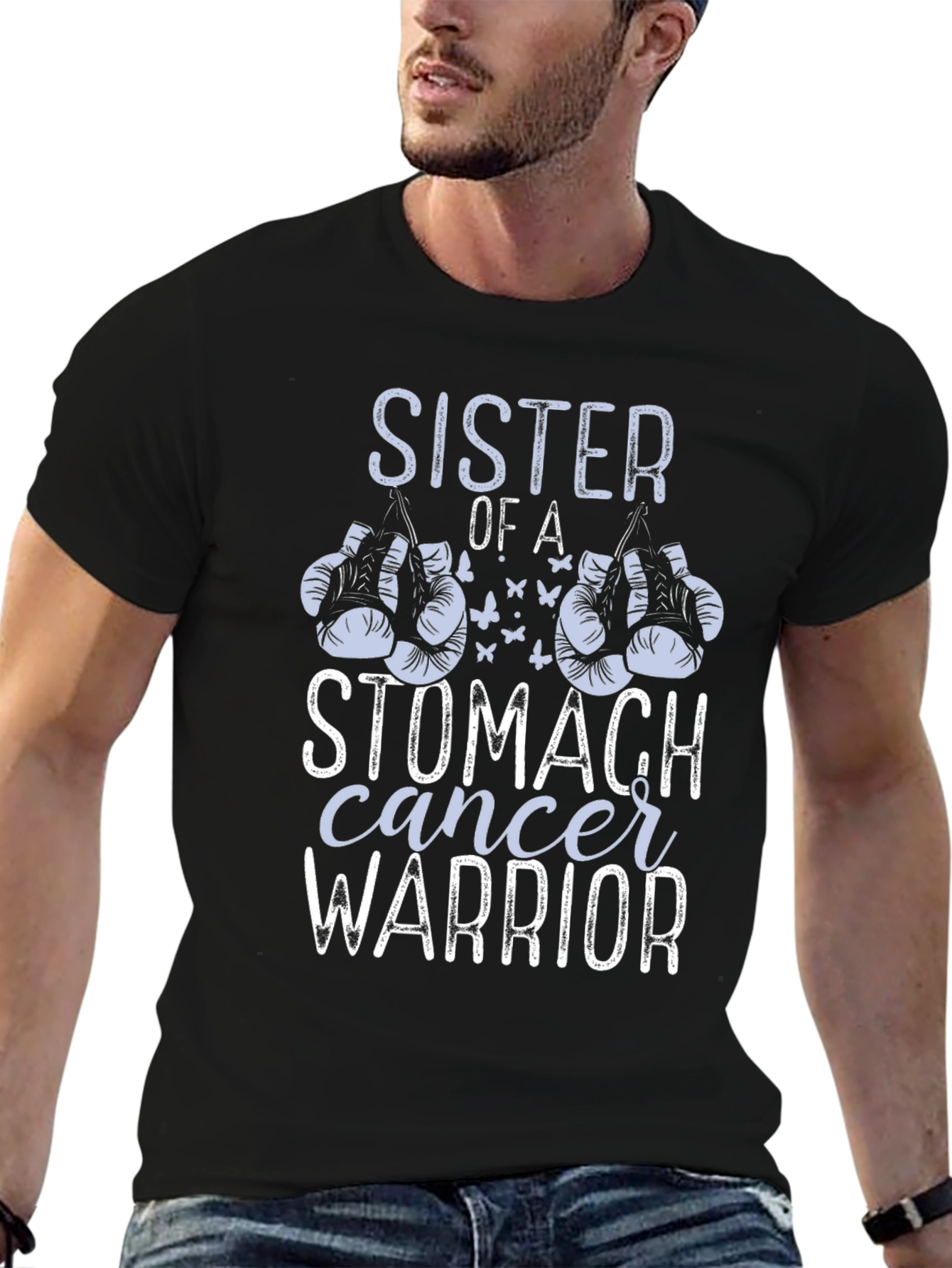 Sister of a Stomach Cancer Warrior T-Shirt