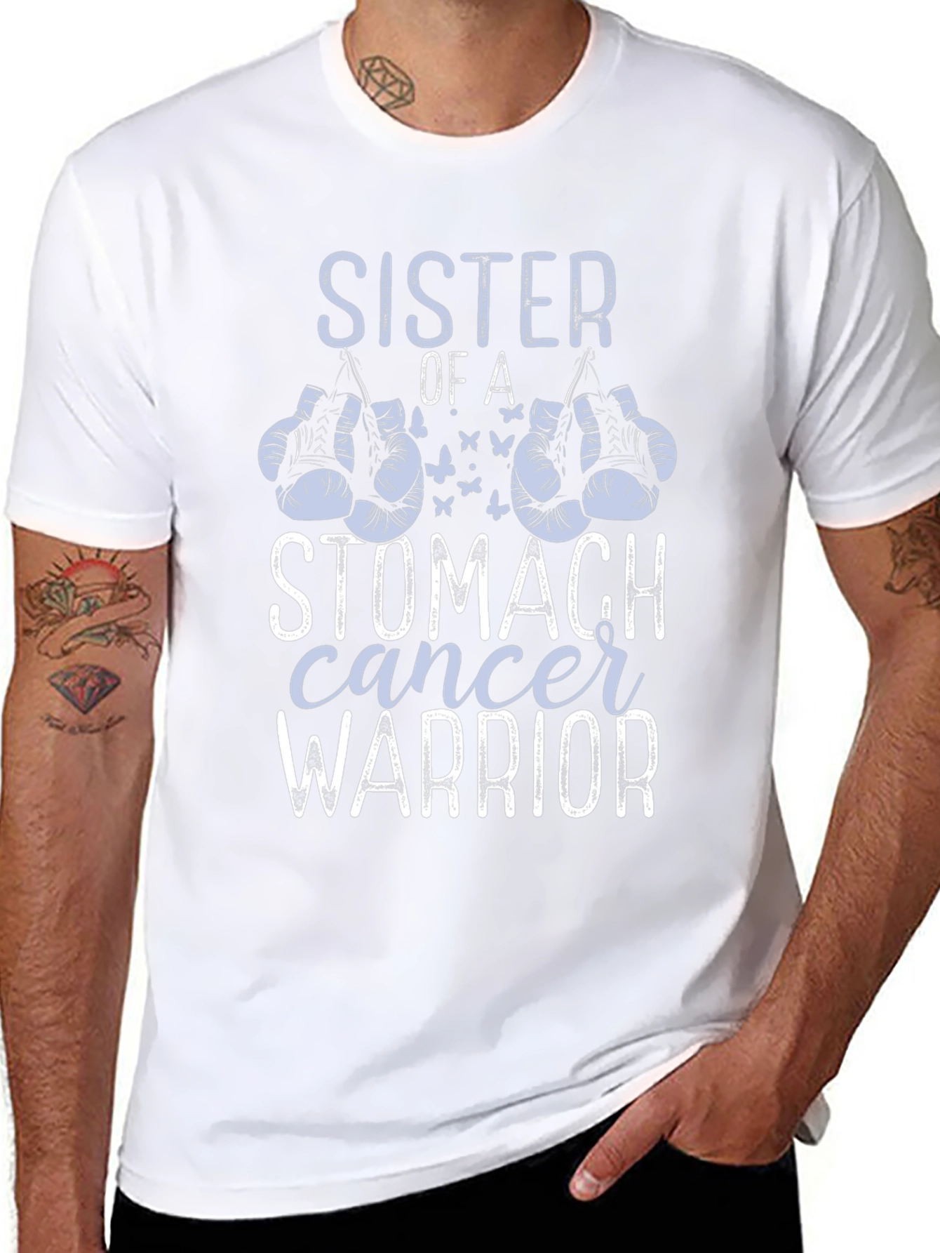 Sister of a Stomach Cancer Warrior T-Shirt