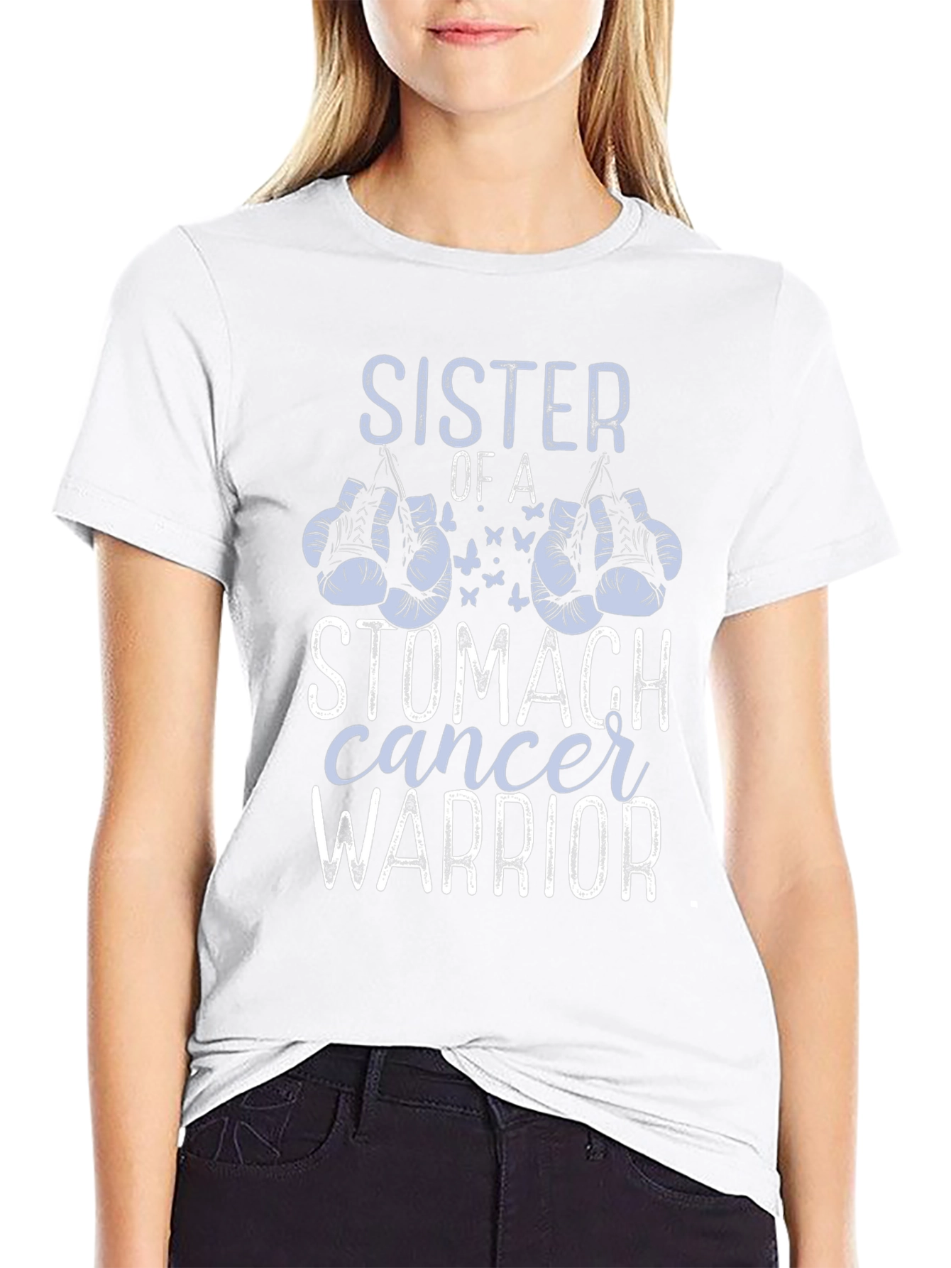 Sister of a Stomach Cancer Warrior T-Shirt