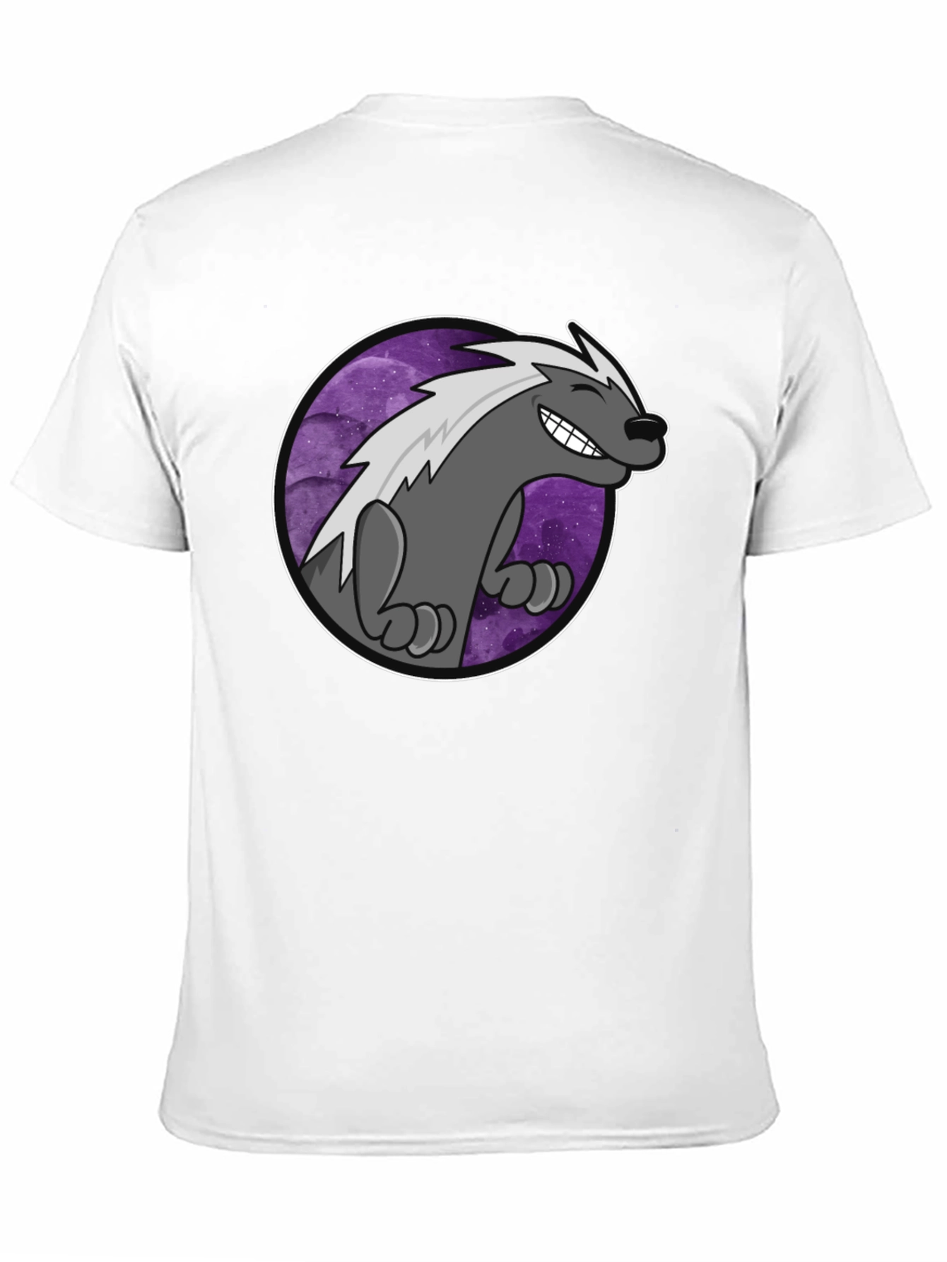 Cool Badger T-Shirt - Galaxy Design