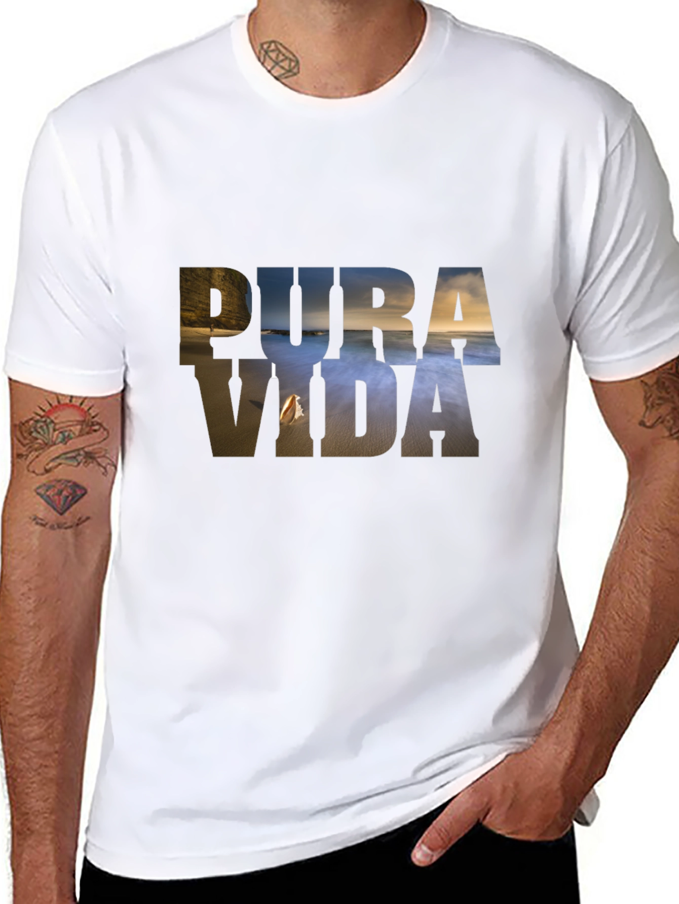 Pura Vida Graphic T-Shirt - Beach Vibes