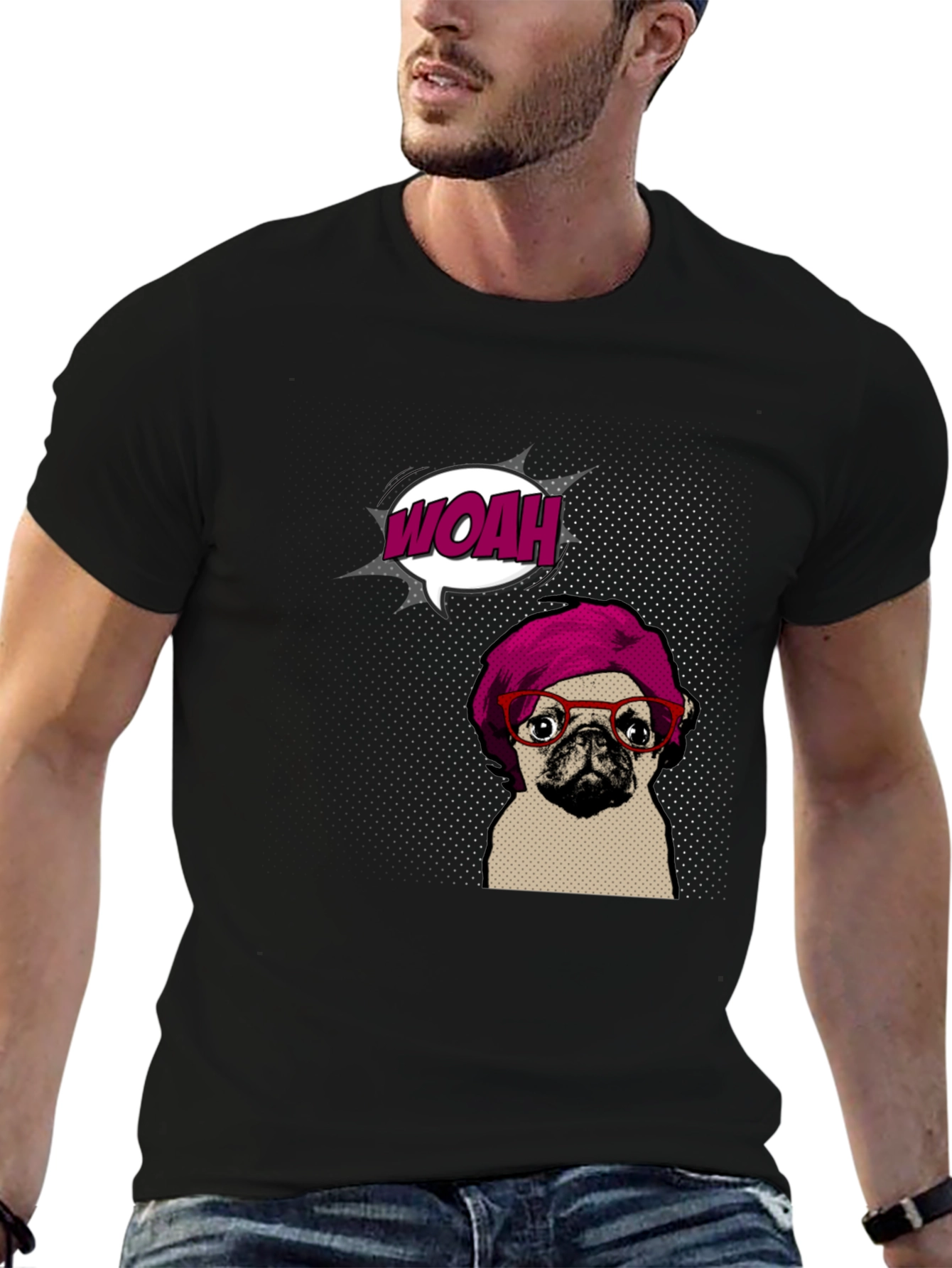 Woah Pug T-Shirt
