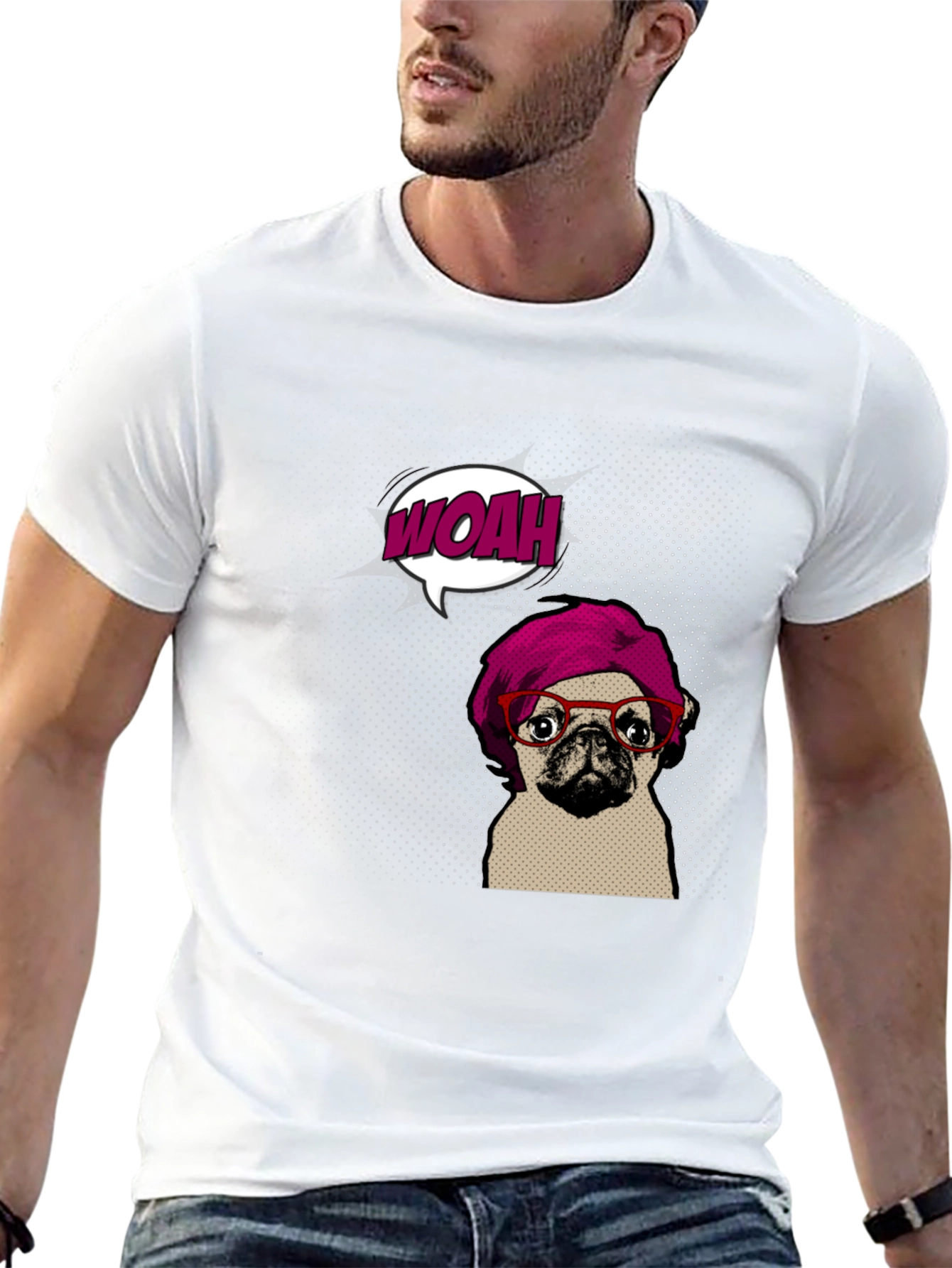 Woah Pug T-Shirt