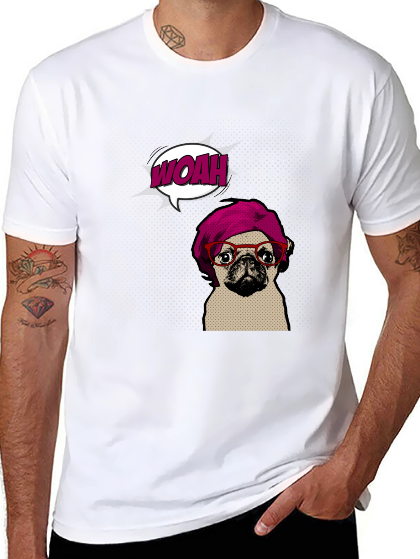 Woah Pug T-Shirt