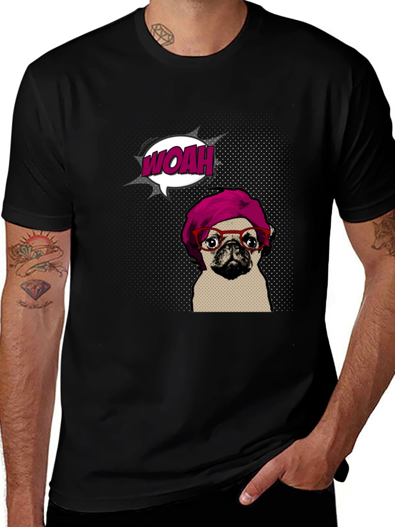 Woah Pug T-Shirt