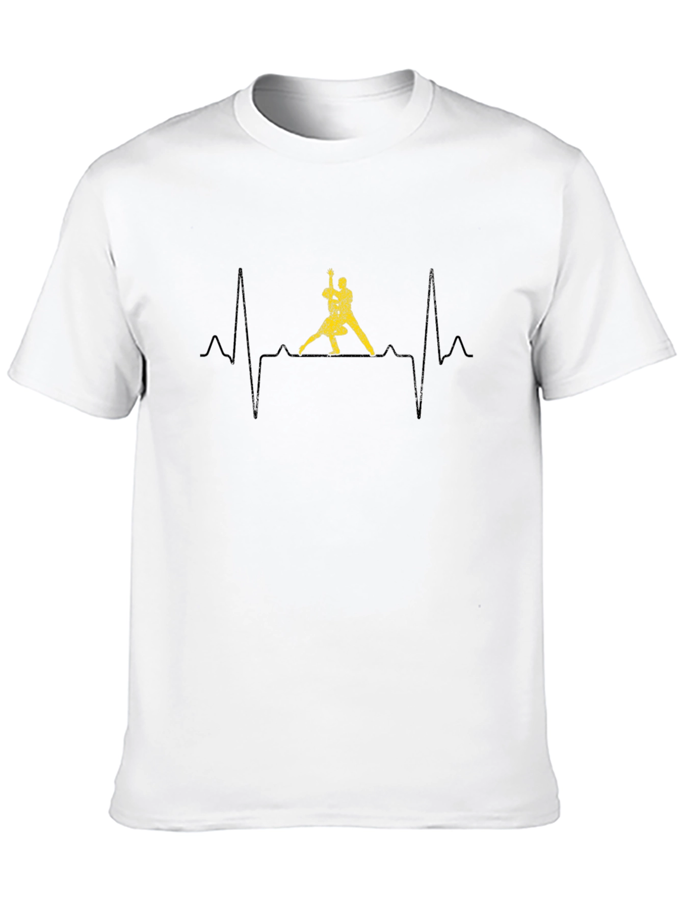 Dancing Heartbeat Graphic T-Shirt - Rhythm & Style
