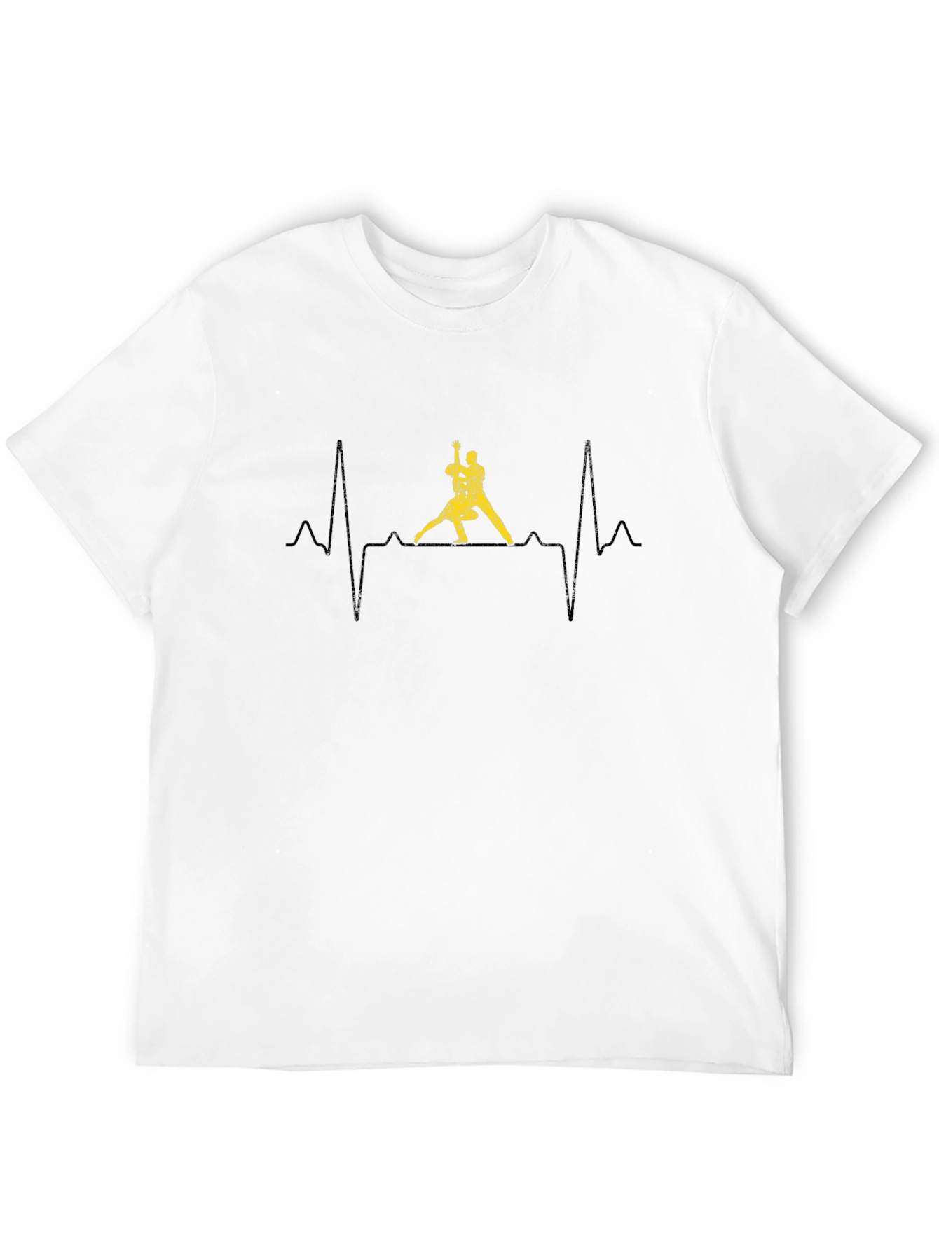 Dancing Heartbeat Graphic T-Shirt - Rhythm & Style