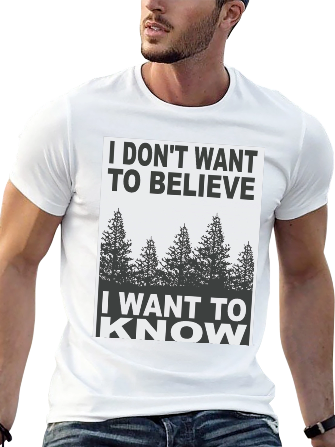 I Dont Want to Believe Graphic Tee