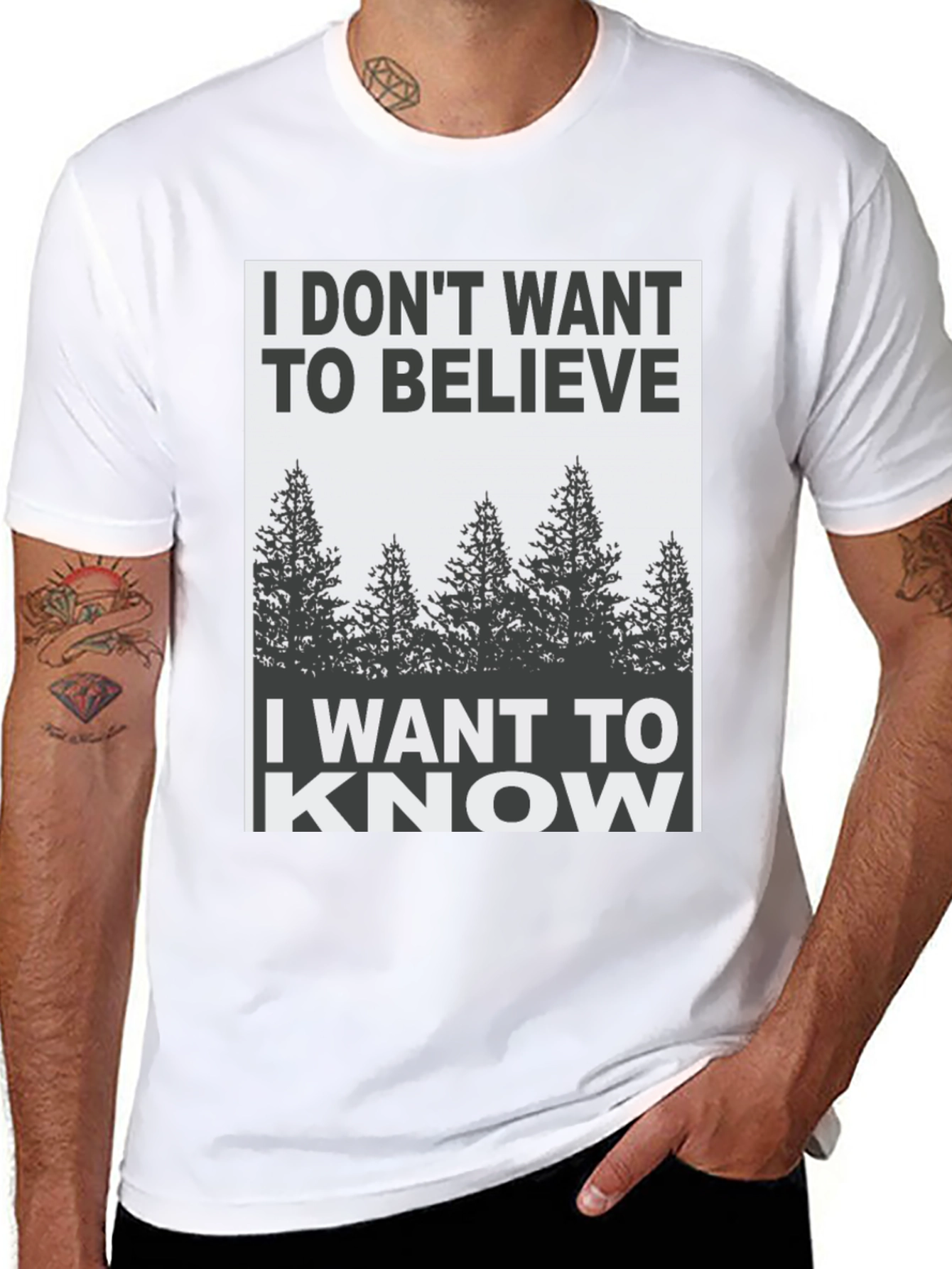 I Dont Want to Believe Graphic Tee