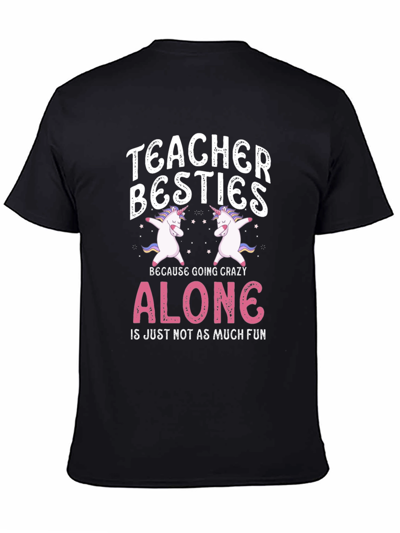 Teacher Besties Unicorn Graphic Tee