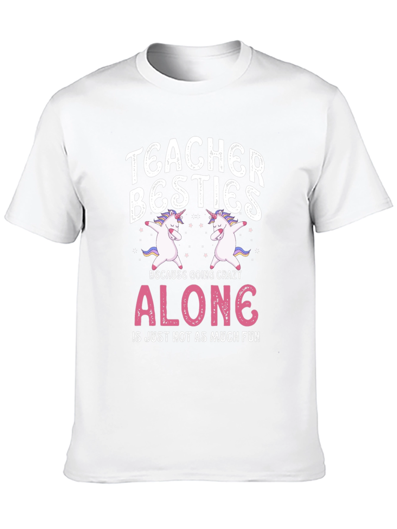 Teacher Besties Unicorn Graphic Tee