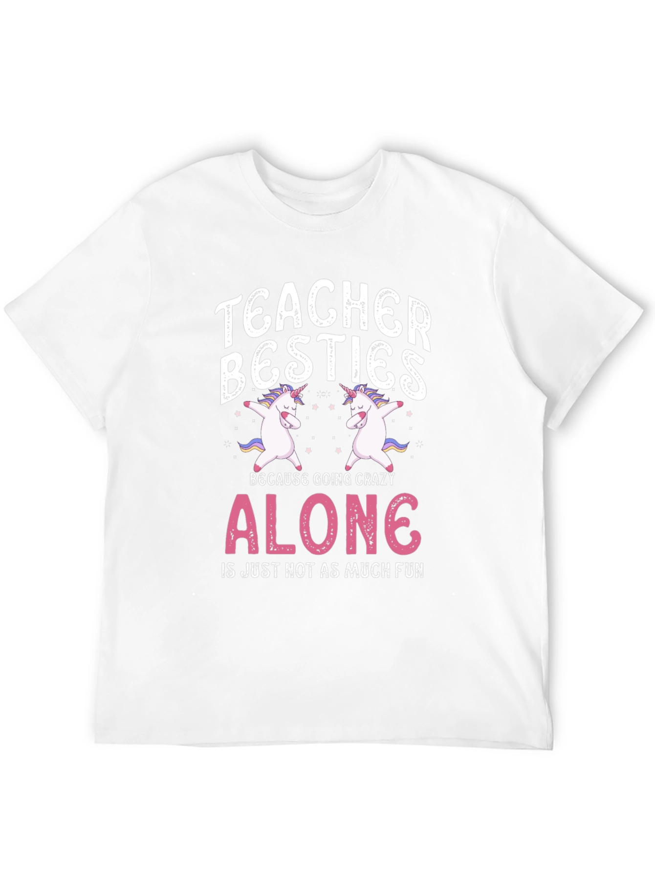 Teacher Besties Unicorn Graphic Tee