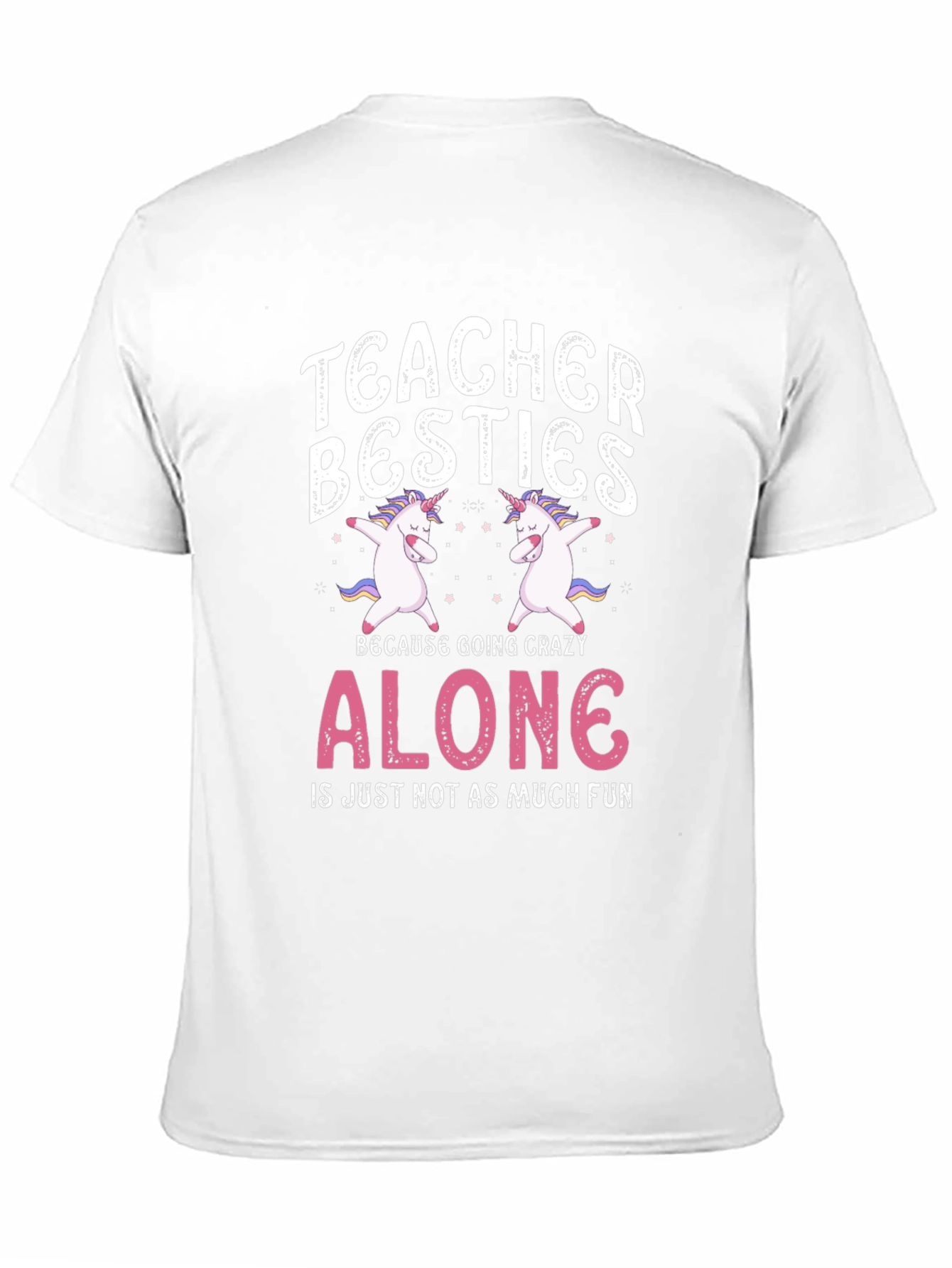 Teacher Besties Unicorn Graphic Tee