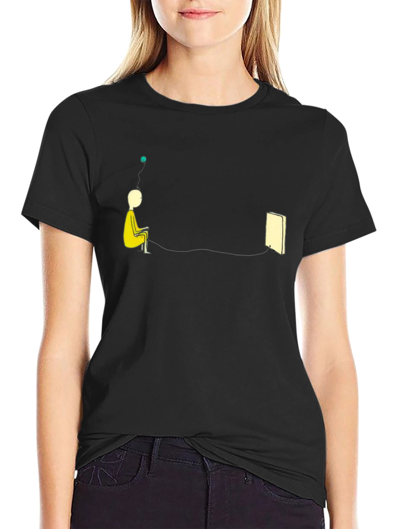 Artistic Graphic Print T-Shirt