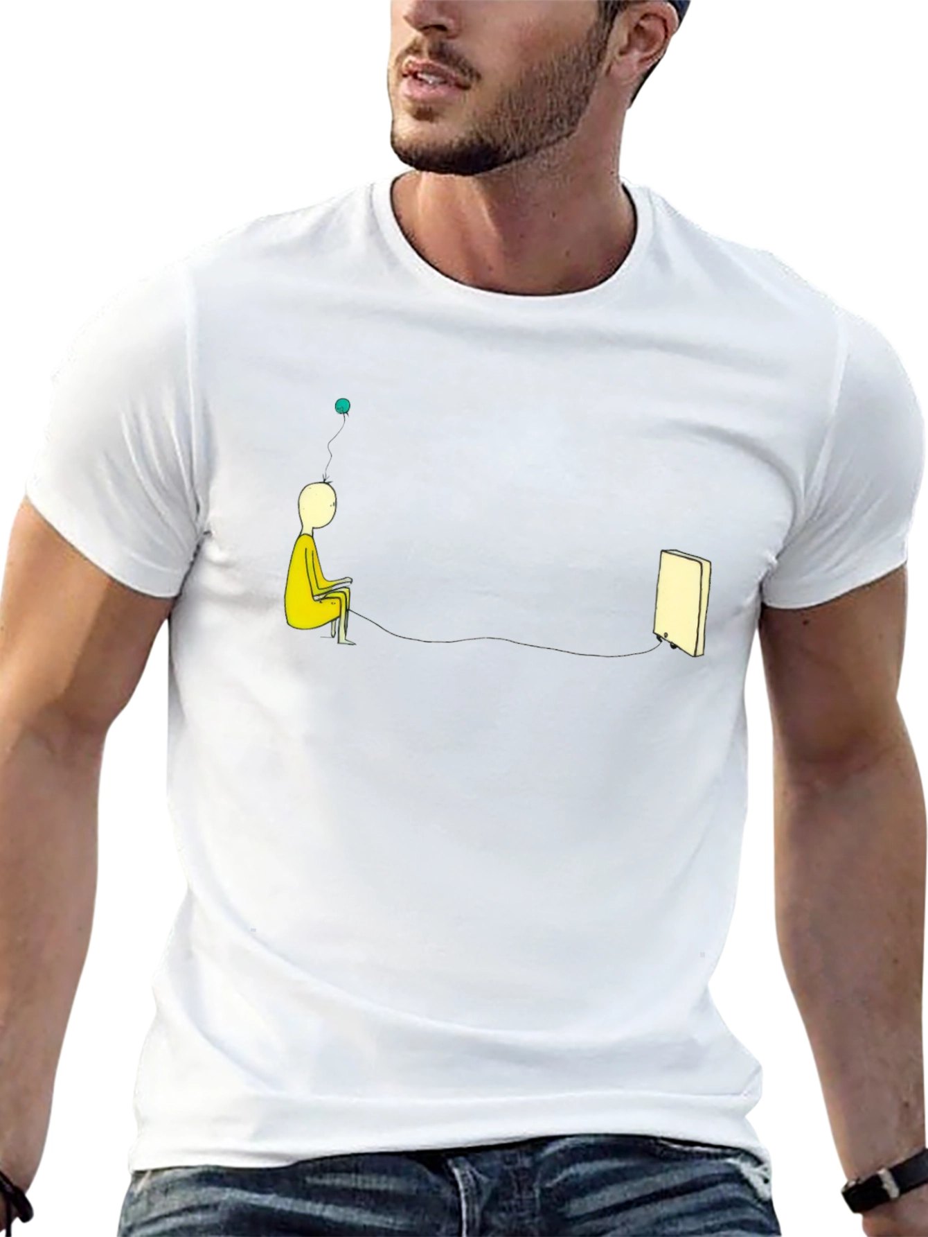 Artistic Graphic Print T-Shirt
