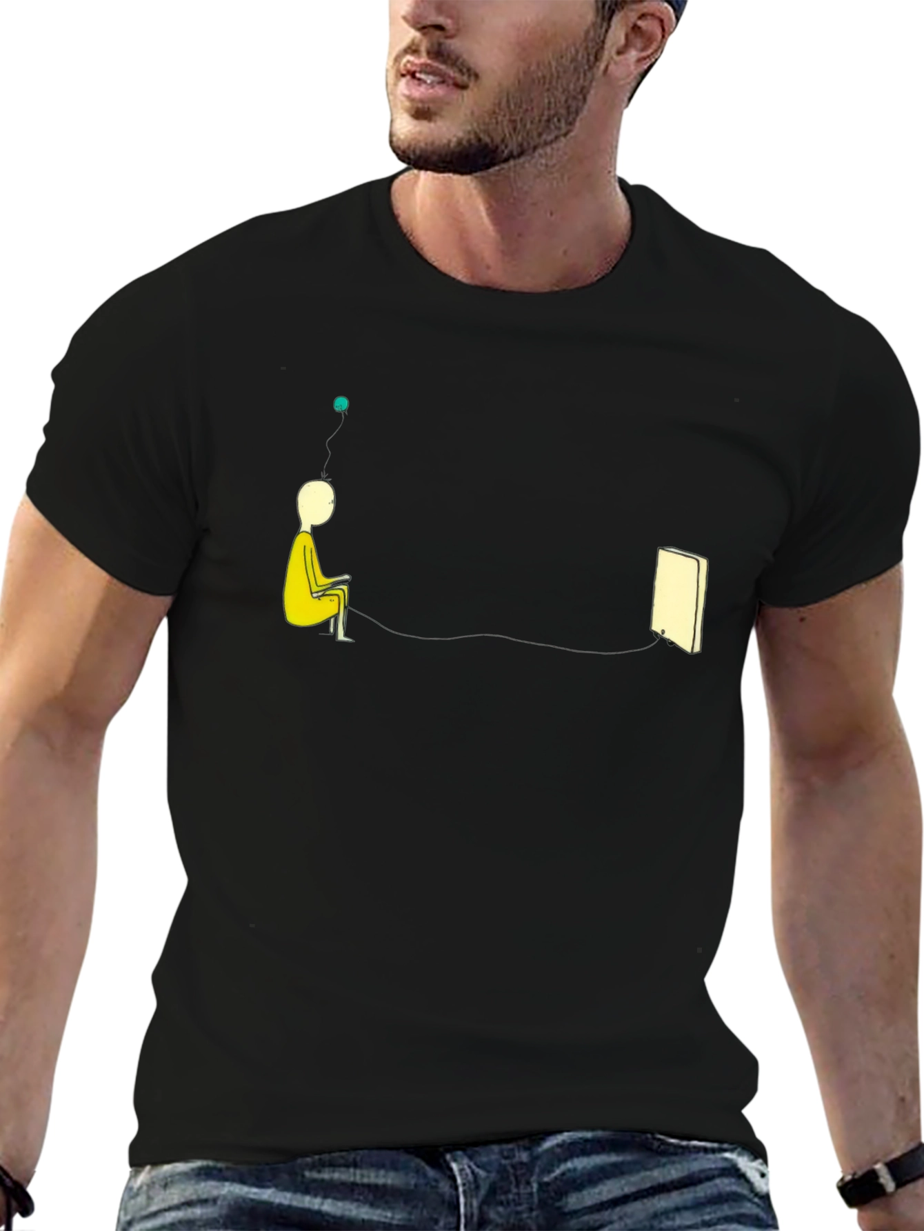 Artistic Graphic Print T-Shirt