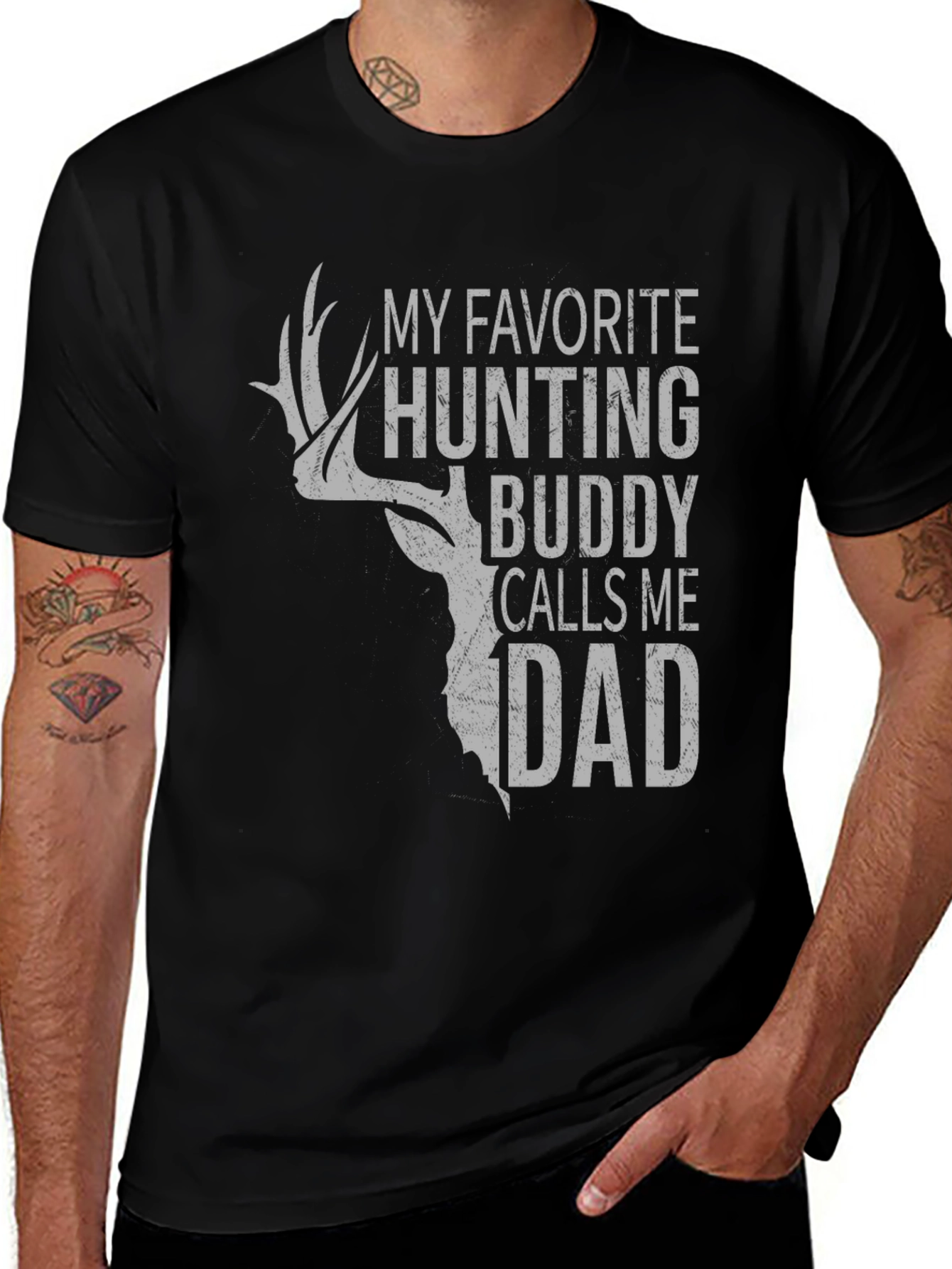 My Favorite Hunting Buddy Calls Me Dad T-Shirt